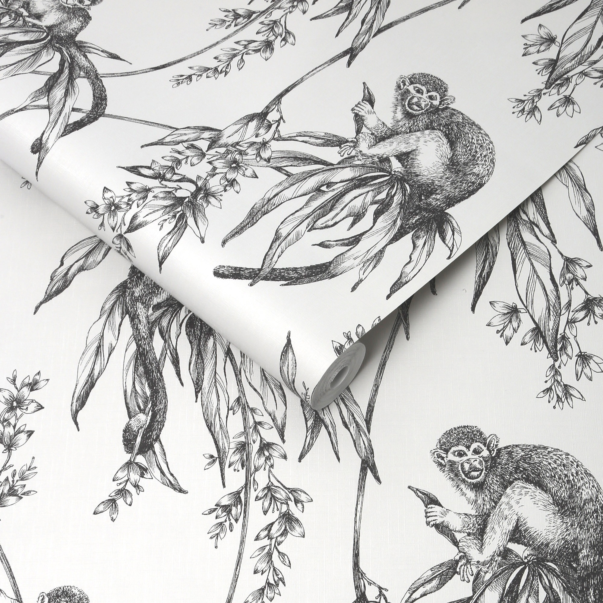 Superfresco Easy Vliestapete »Saimiri Monkey« animal print aufgeschäumt Sai günstig online kaufen