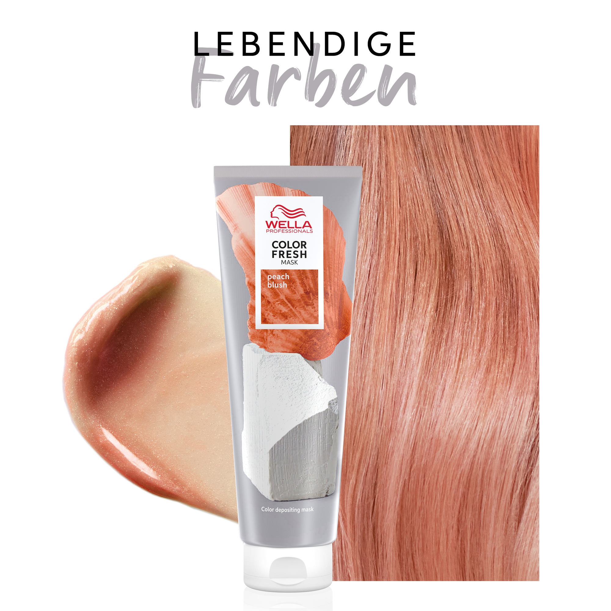 Wella Professionals Haarmaske »Color Fresh Mask Peach Blush« frei von Silikonen, auswaschbar, wöchentliche Anwendung