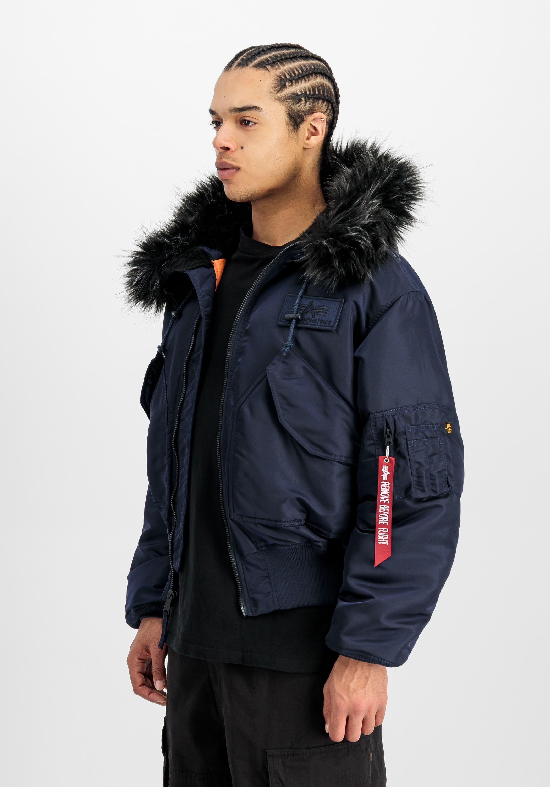 Alpha Industries Winterjacke »Alpha Industries Men - Bomber Jackets 45/P Hooded Custom«