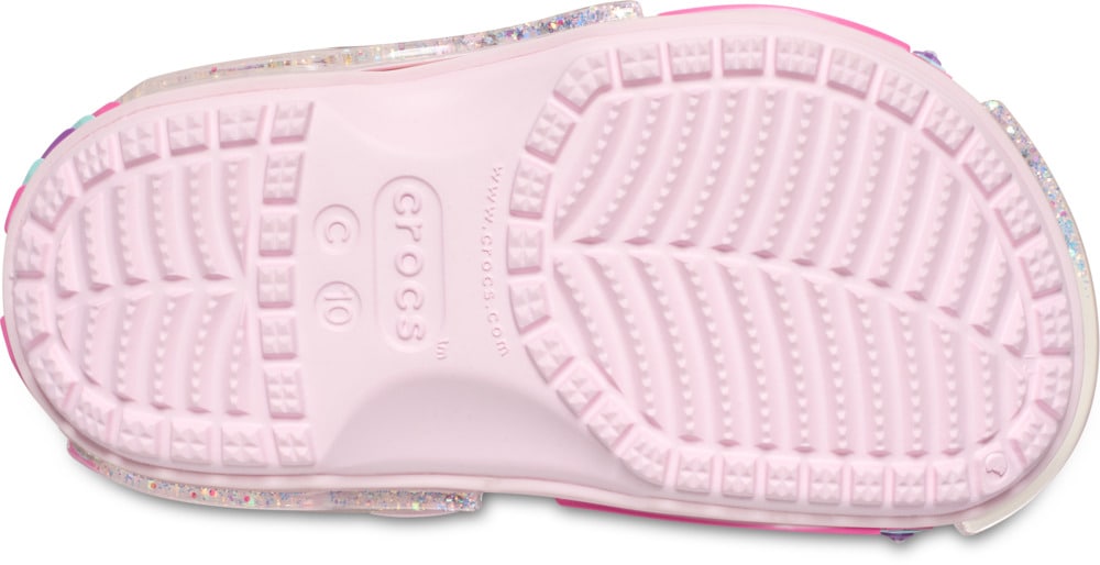 Crocs Clog »Toddler Classic Star Sparkle Shaker Clog«  Freizeitschuh, Sandale gefüllt mit Glitzer zum Schütteln