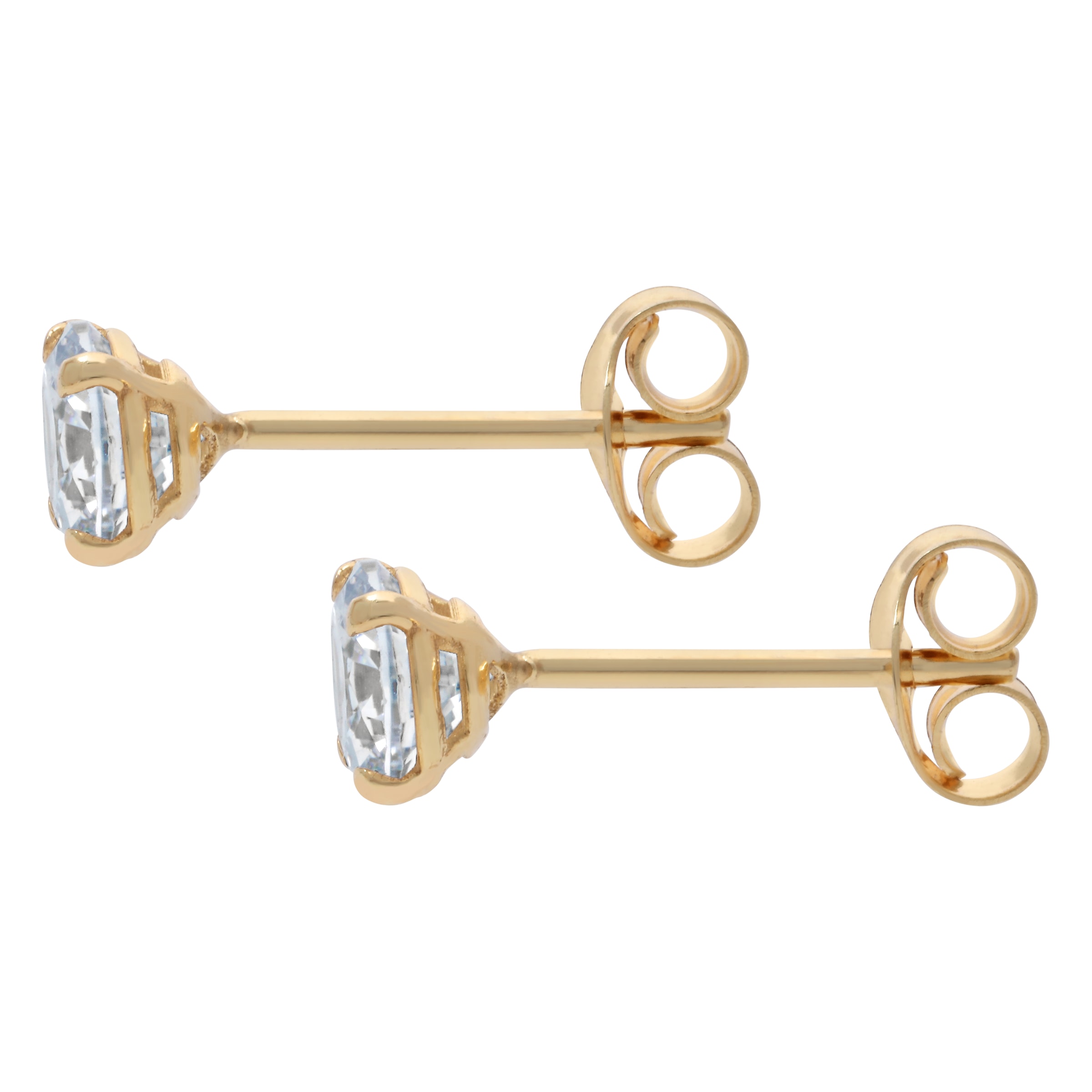 Firetti Paar Ohrstecker »Schmuck Geschenk Gold 375 Ohrschmuck Ohrringe Solitär« mit Zirkonia (synth.)