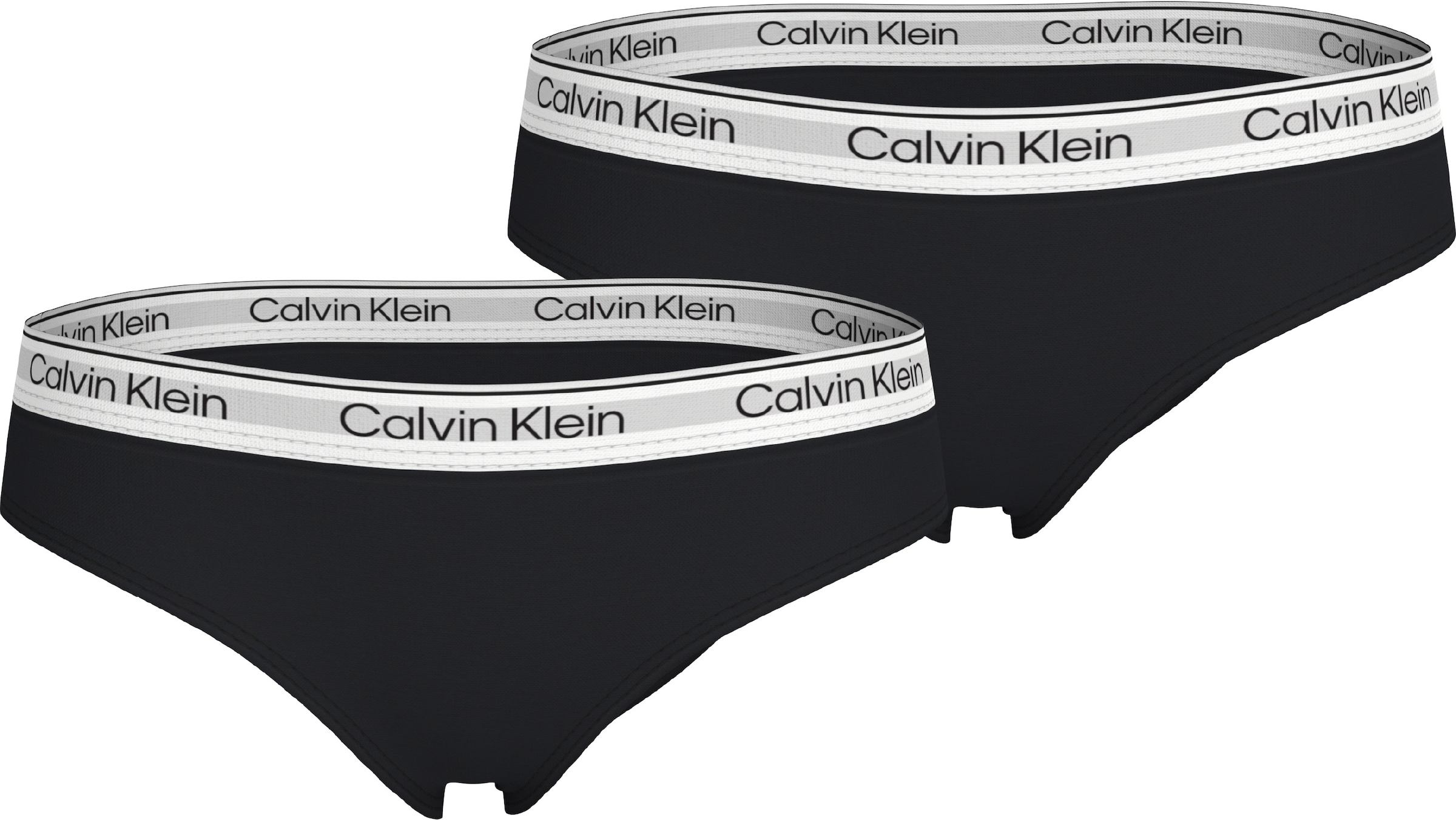 Calvin Klein Underwear Brasilslip »2PK BIKINI«, (Packung, 2 St., 2er-Pack), mit Logobund