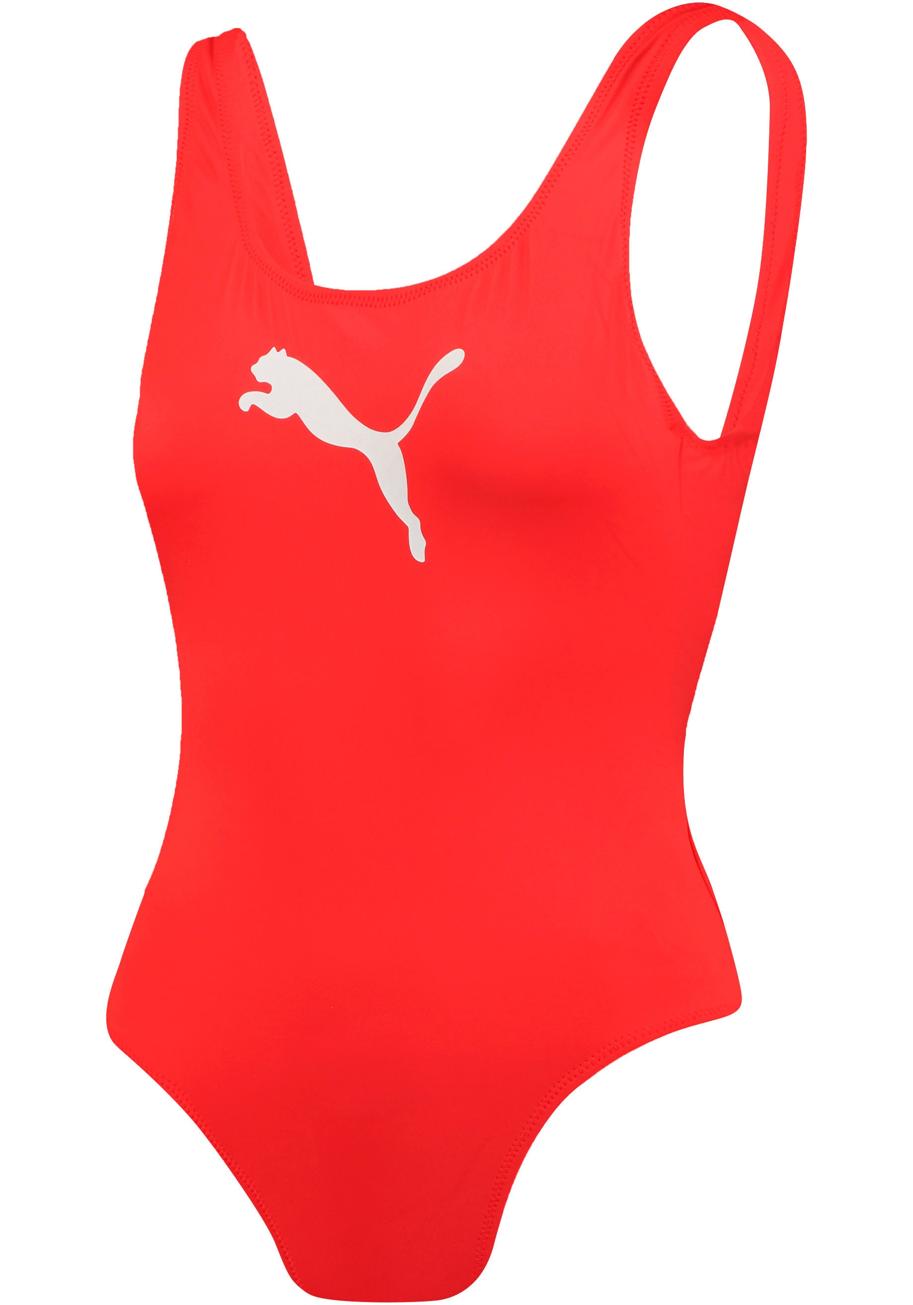 PUMA Badeanzug »PUMA SWIM WOMEN SWIMSUIT«, mit Logoprint vorn