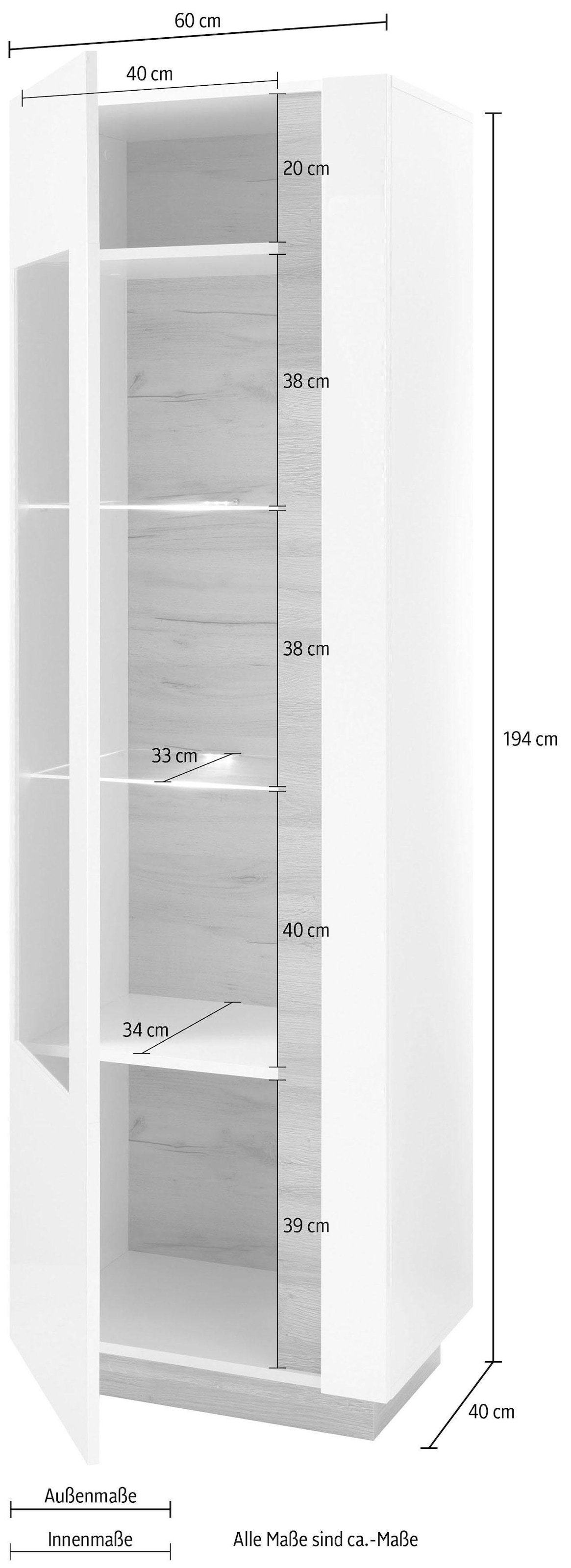 INOSIGN Vitrine »CLAiR Vitrine 23«, Höhe 194 cm im Online-Shop bestellen