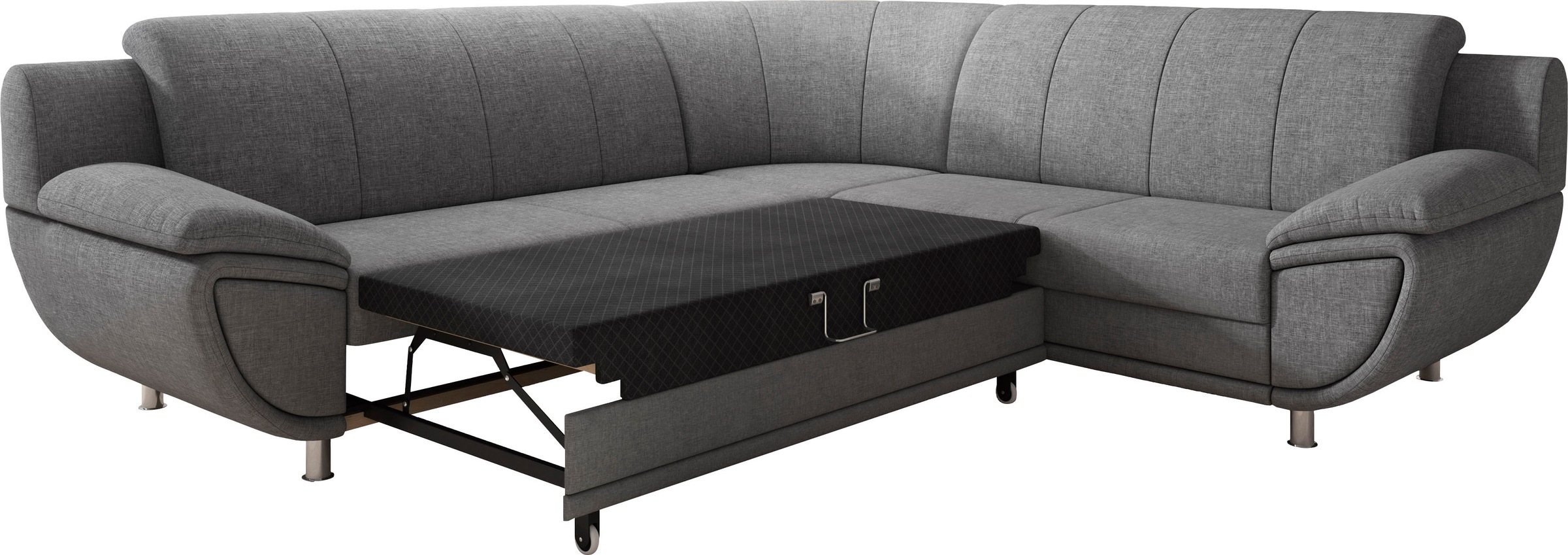 TRENDMANUFAKTUR Ecksofa »Rondo II, zeitlos & elegant, bequeme Armlehnen, L- günstig online kaufen