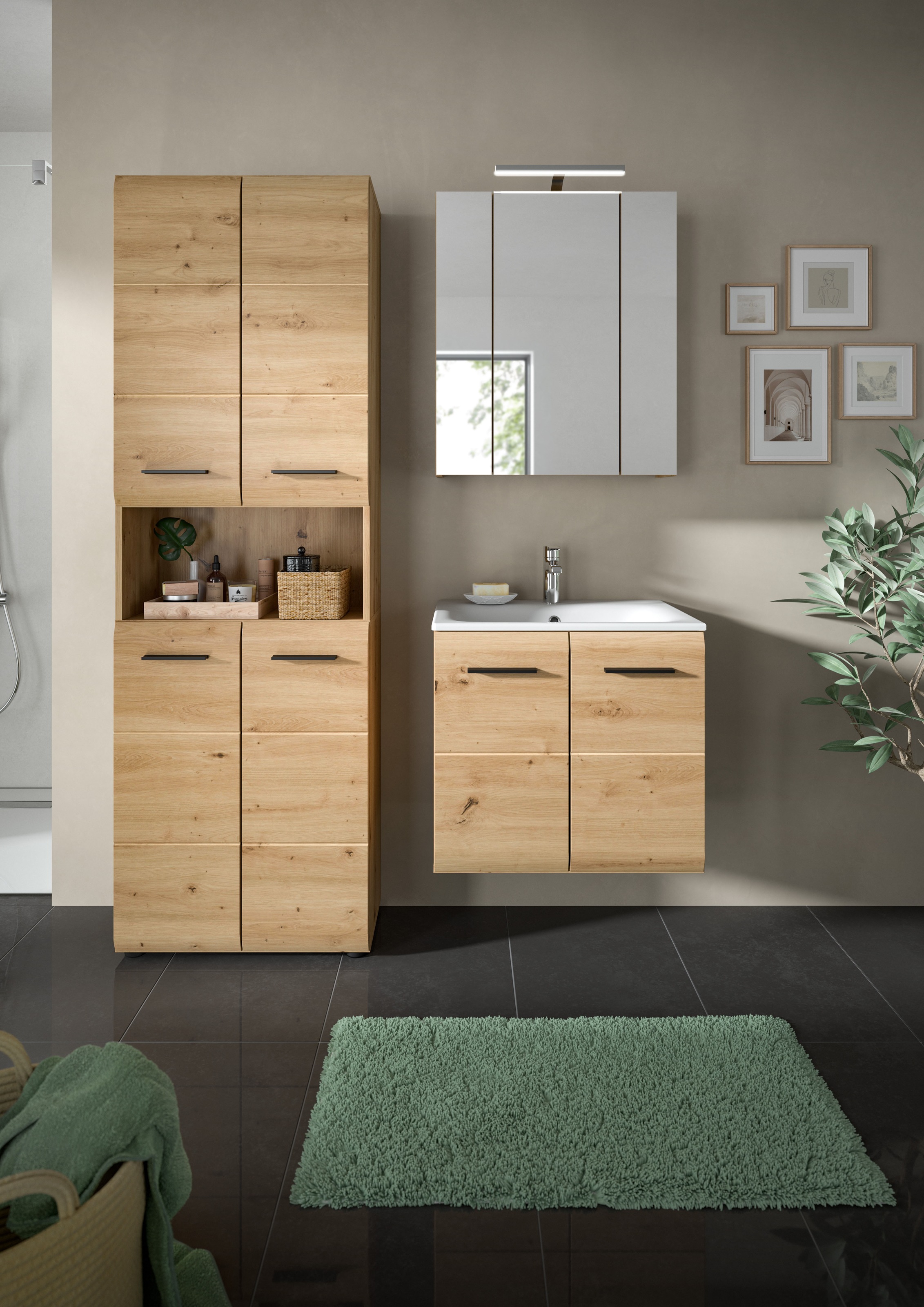 INOSIGN Badezimmer-Set Set, 5 Stk. tlg. Florenz, Badkombination 5-tlg,Artis günstig online kaufen