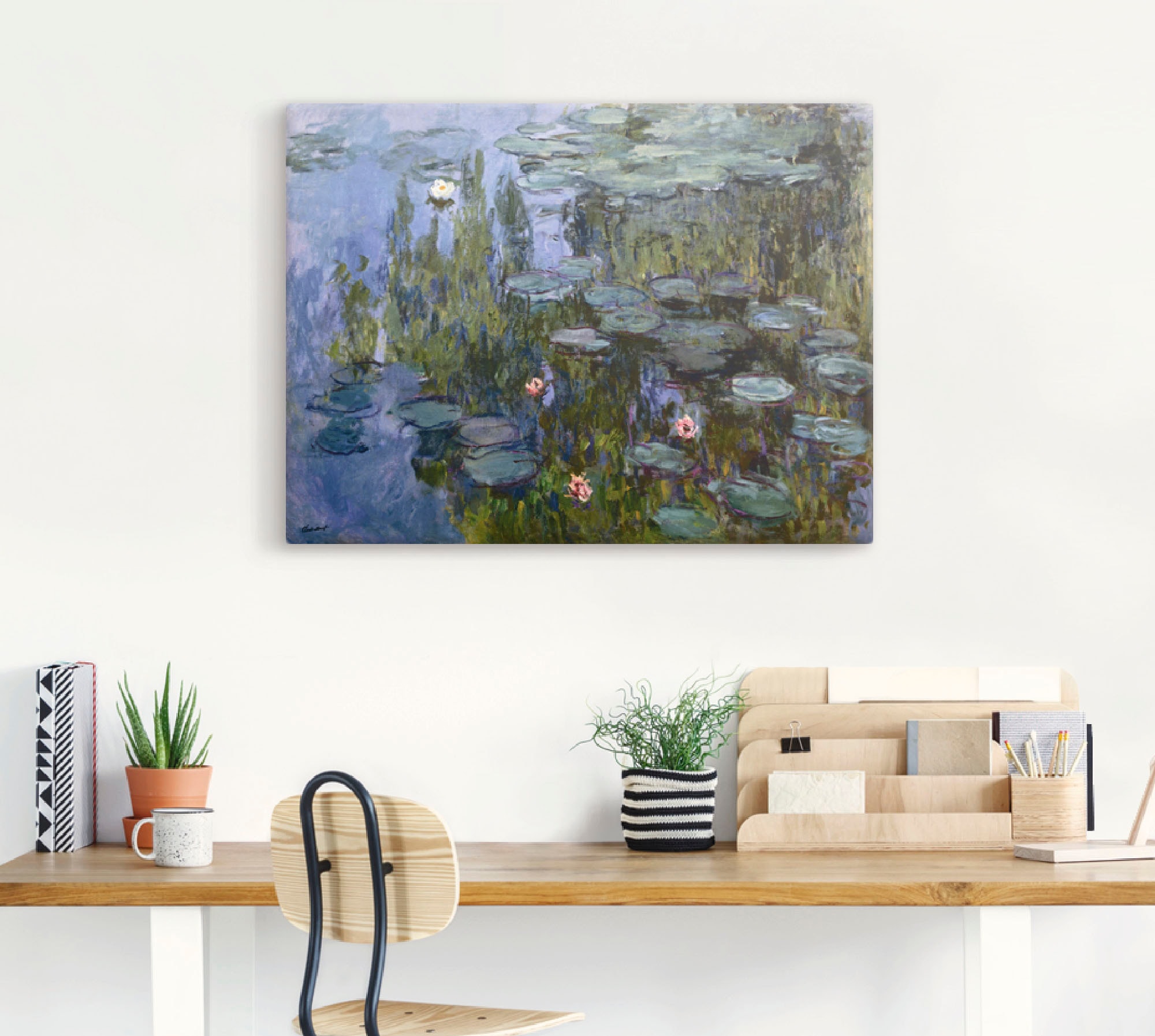 Artland Wandbild »Seerosen (Nympheas). 1918/1921.«, Blumen, (1 St.), als Leinwandbild, Poster, Wandaufkleber in verschied. Größen