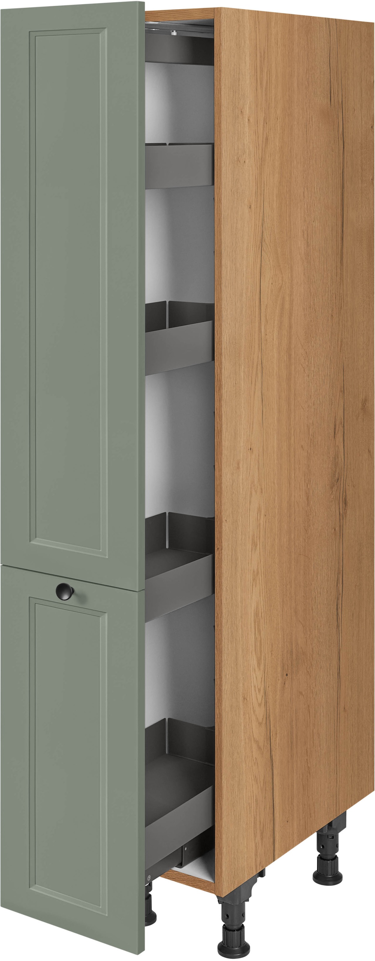 nobilia® Apothekerschrank »"Cascada", mit 4 Einhängekörben, Breite 30 cm,  Höhe 167,8 cm,« vormontiert, Ein- und Auszugsdämpfung SoftStoppPro