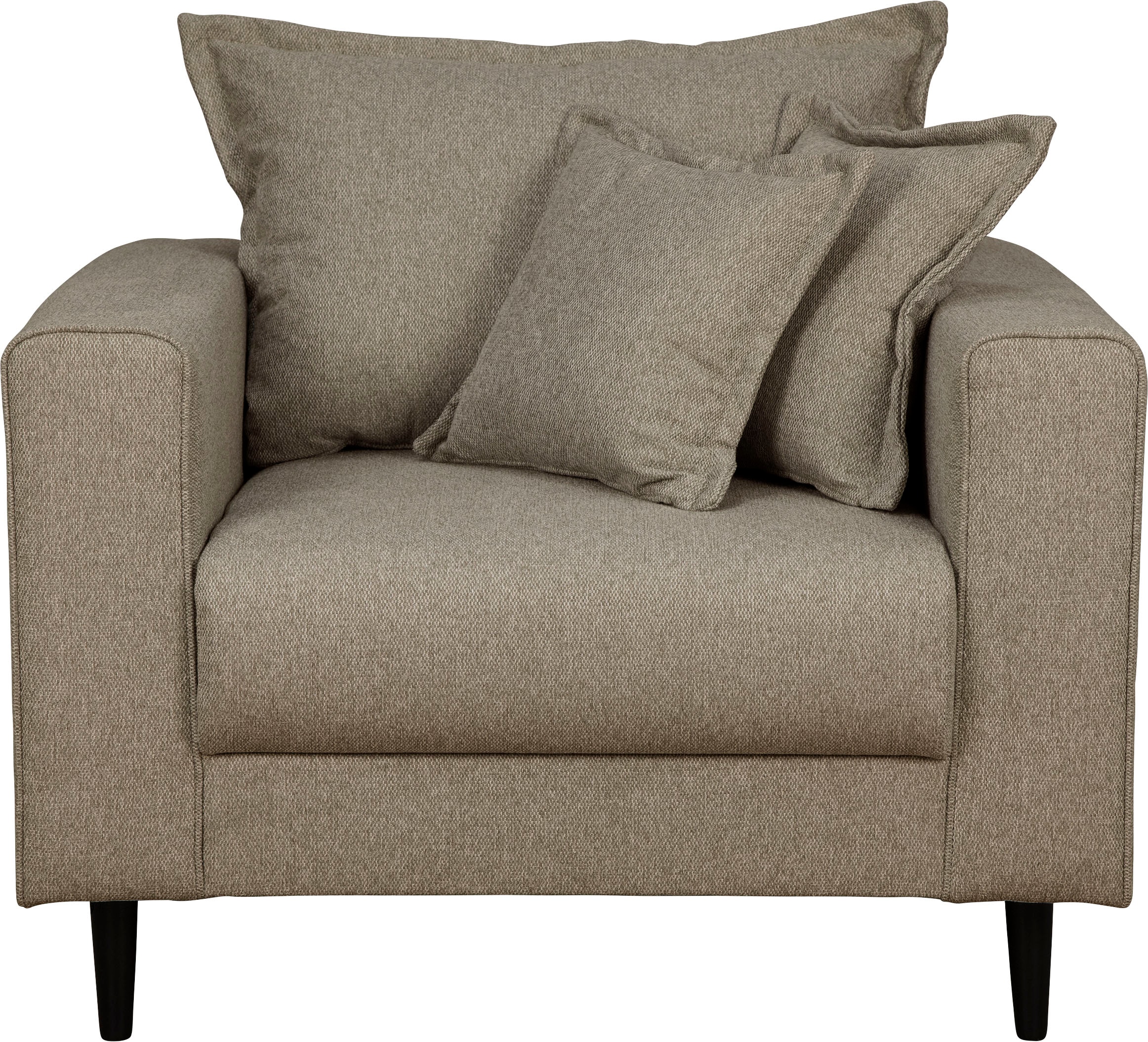 Home affaire Sessel »VEYRAS Loungesessel, Maße B/T/H: 95/84/76 cm«, mit Wel günstig online kaufen