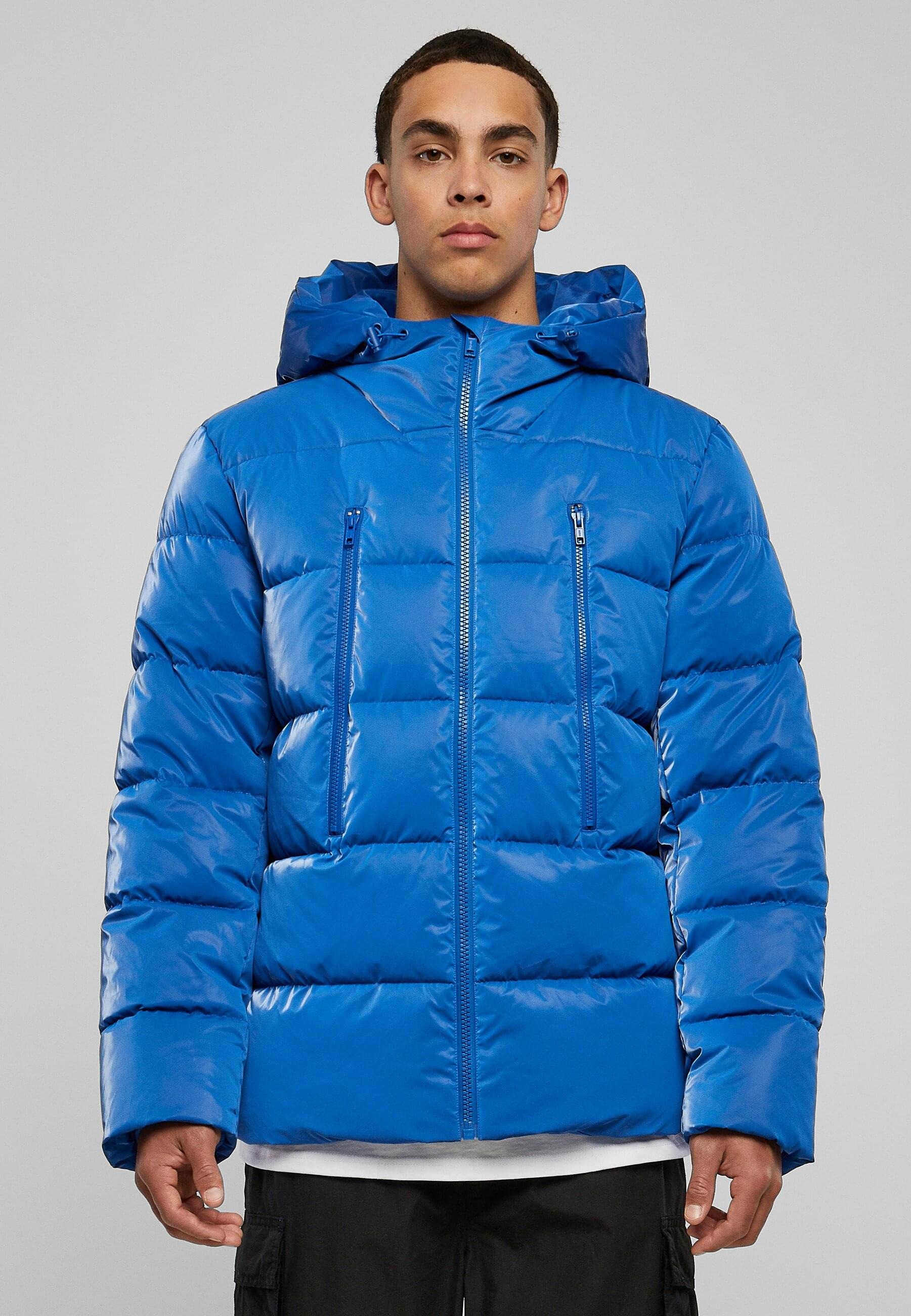 URBAN CLASSICS Allwetterjacke »Urban Classics Herren Shark Skin Puffer Jacket« 1 Stk. tlg. mit Kapuze