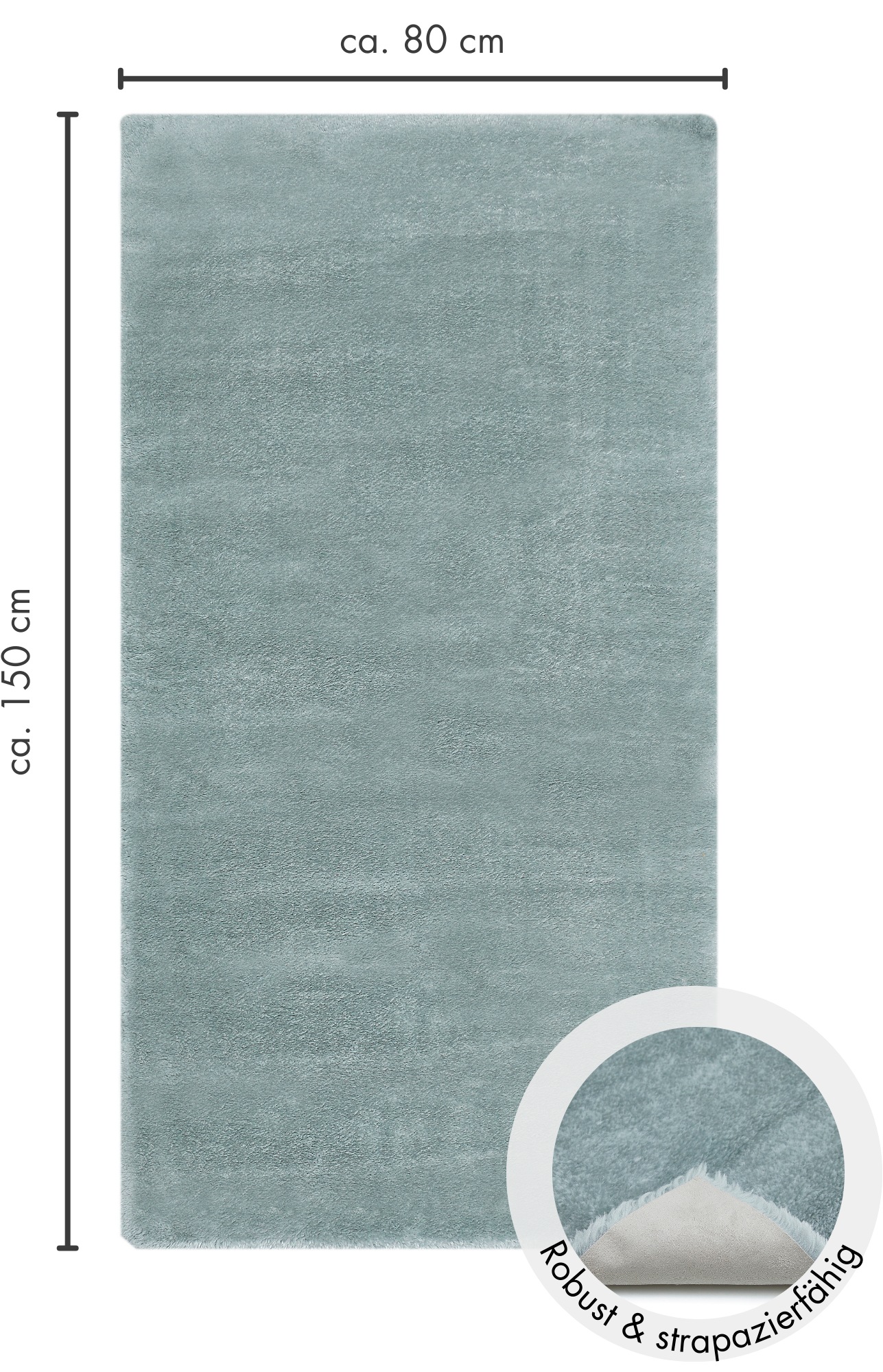 Andiamo Fellteppich »Lamm Fellimitat«, rechteckig, 20 mm Höhe, Kunstfell, sehr weicher Flor, waschbar