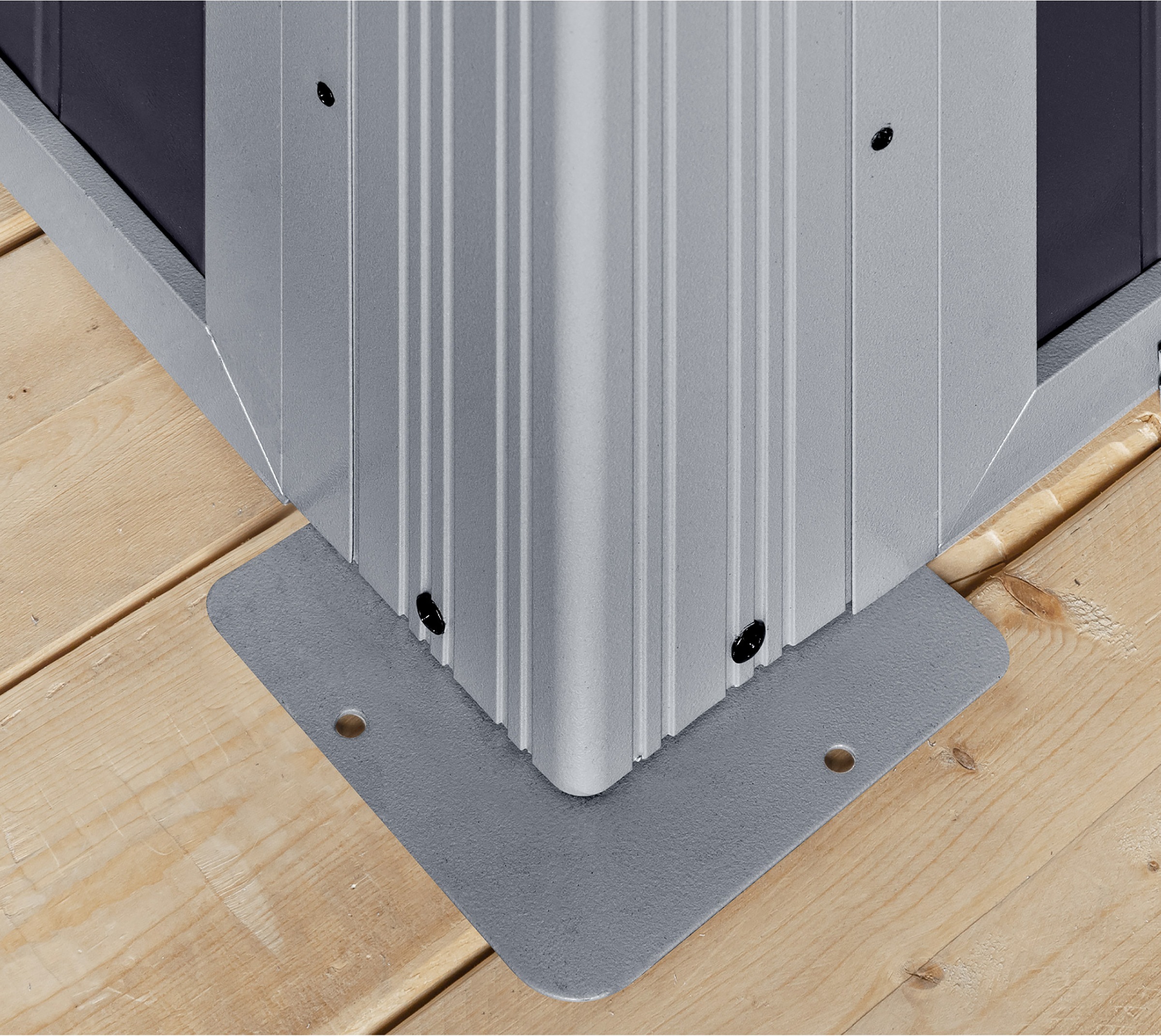 Sojag Pavillon »Malta 1010 Schwarz« Massive Konstruktion aus Aluminium