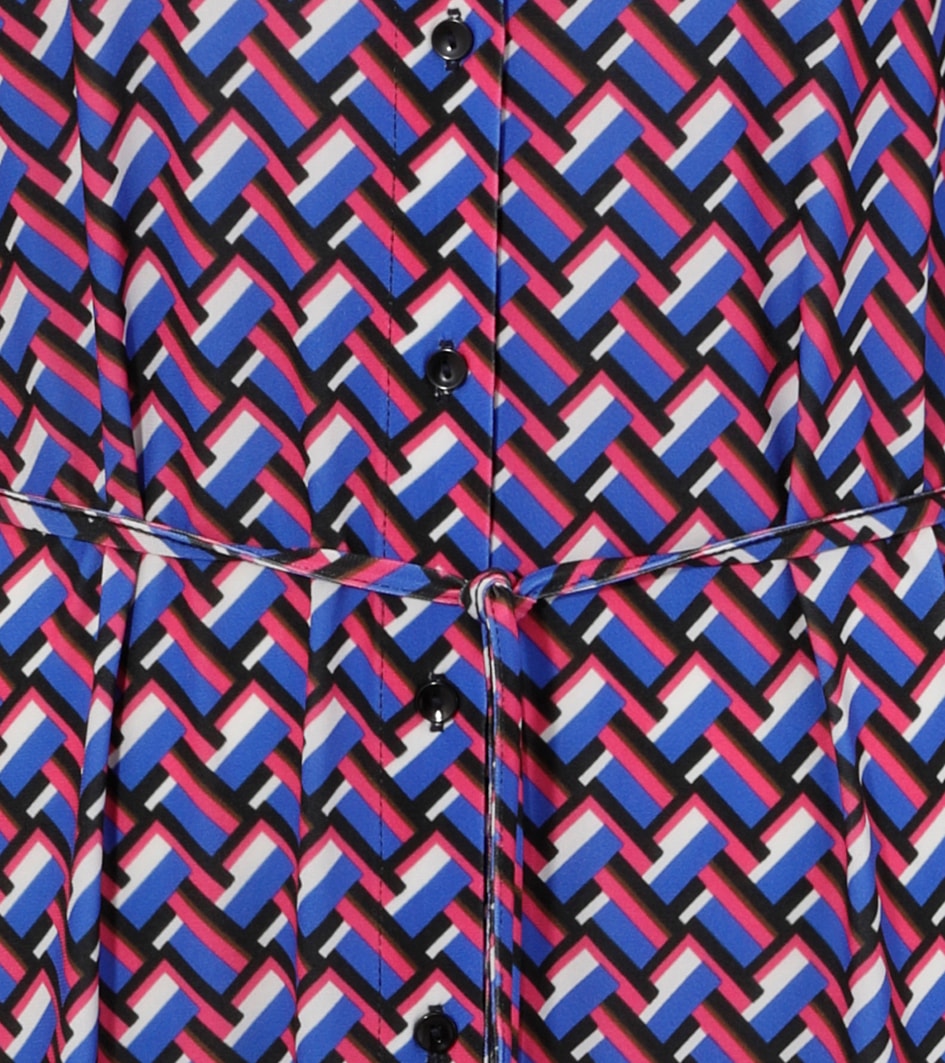 Aniston SELECTED Maxikleid, (mit abnehmbarem Bindeband), mit Seitenschlitzen