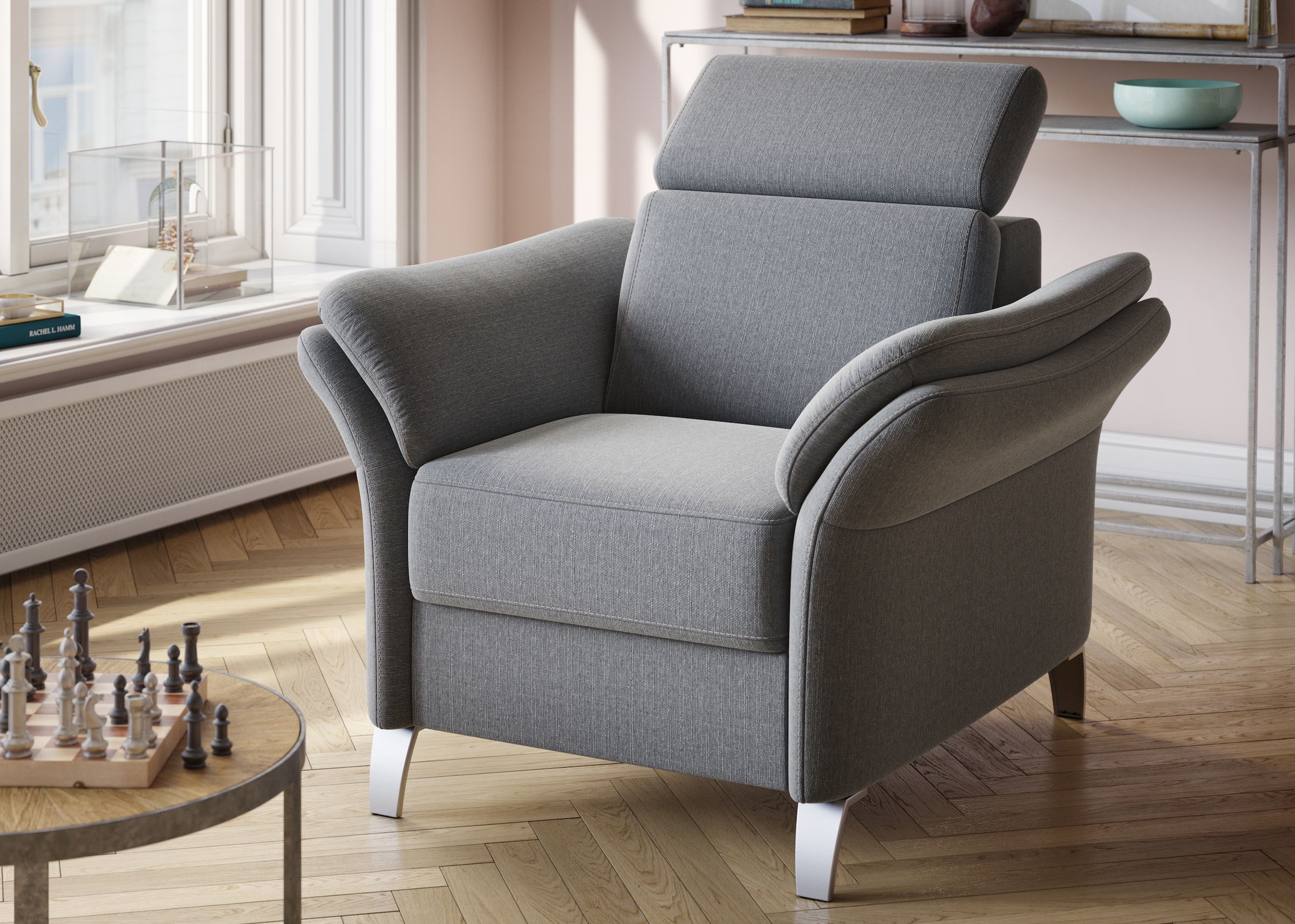 sit&more Sessel "Vincenzo", inklusive Kopfteilverstellung günstig online kaufen