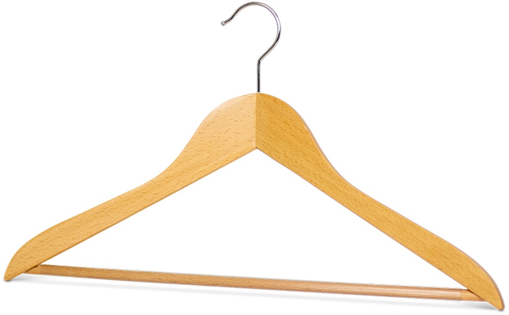 MAWA Kleiderbügel »Business RFS«, (Set, 10 tlg., 10 Kleiderbügel), mit Steg günstig online kaufen