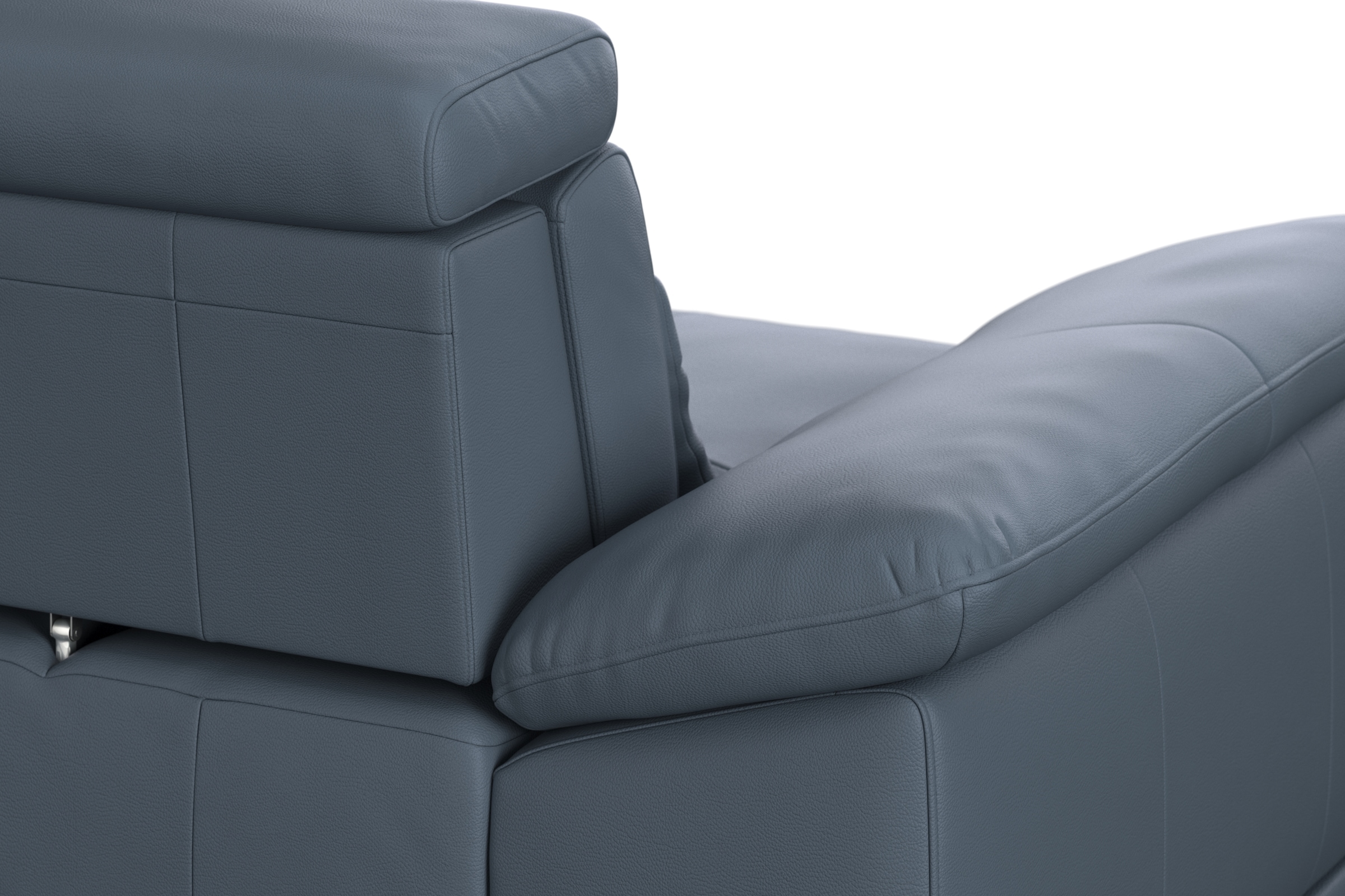 sit&more Ecksofa »Cabrio L-Form, mit Sitztiefenverstellung, Arm- und Kopfteilverstellung«, 3 Nierenkissen, Federkern, optional Bettfunktion und Stauraum