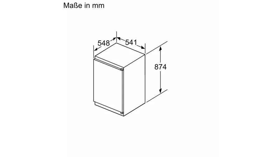 7. Bild von NEFF Einbaukühlschrank »KI2221SE0«, KI2221SE0, 87,4 cm hoch, 54,1 cm breit, Fresh Safe: Schublade für flexible Lagerung von Obst & Gemüse