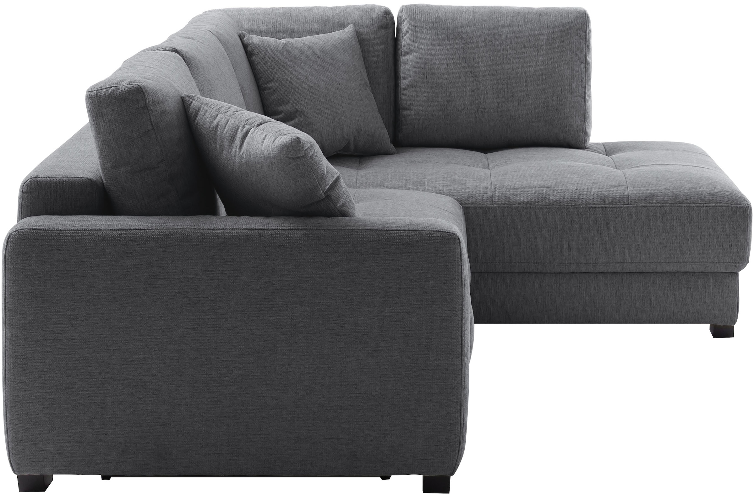 Mr. Couch Ecksofa »Pierre, L-Form mit Taschenfederkern«, mit DuraSpring-Taschenfederkern bis 140 kg belastbar