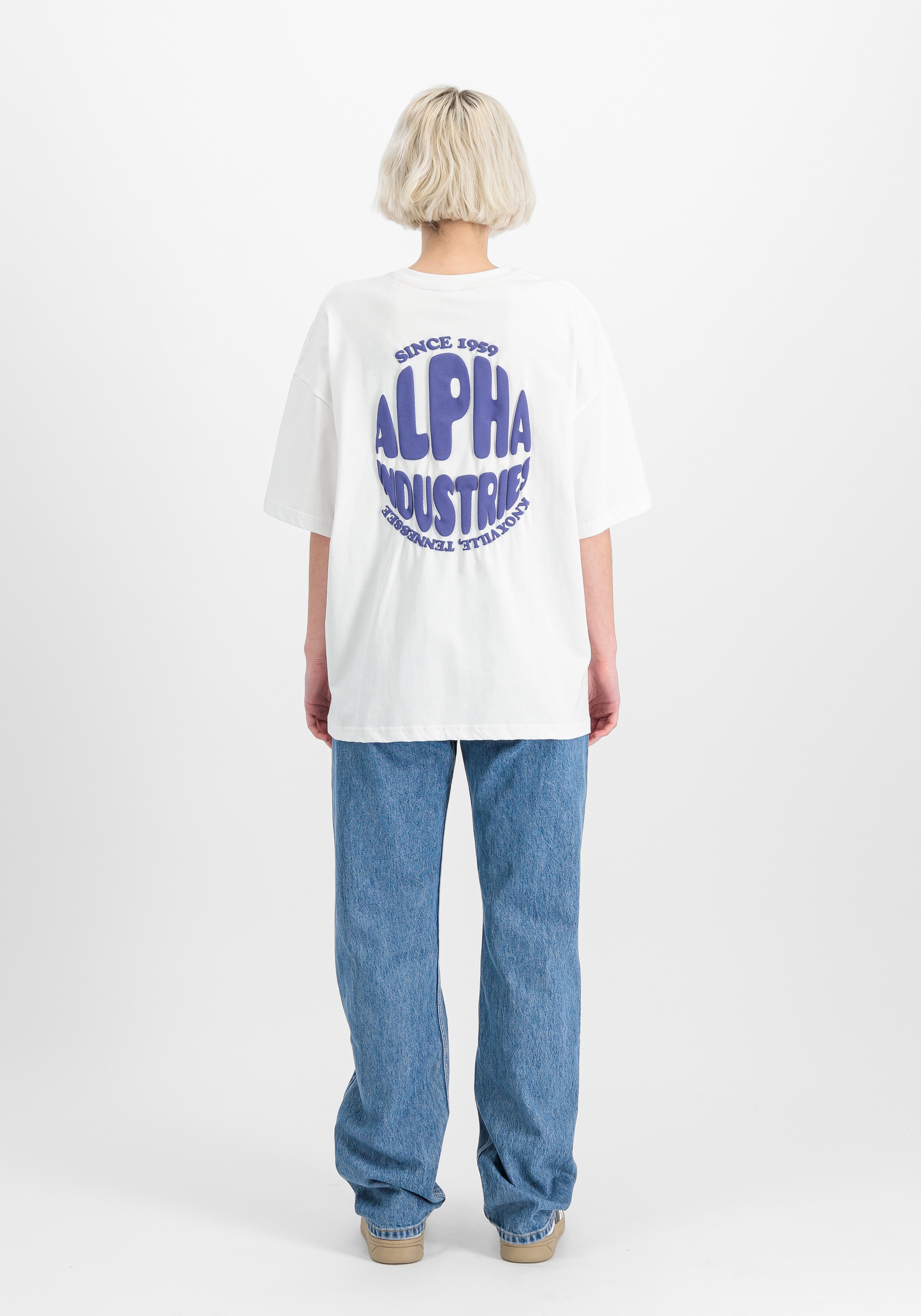 Alpha Industries T-Shirt »Alpha Industries Women - T-Shirts Logo T Back Print Women«