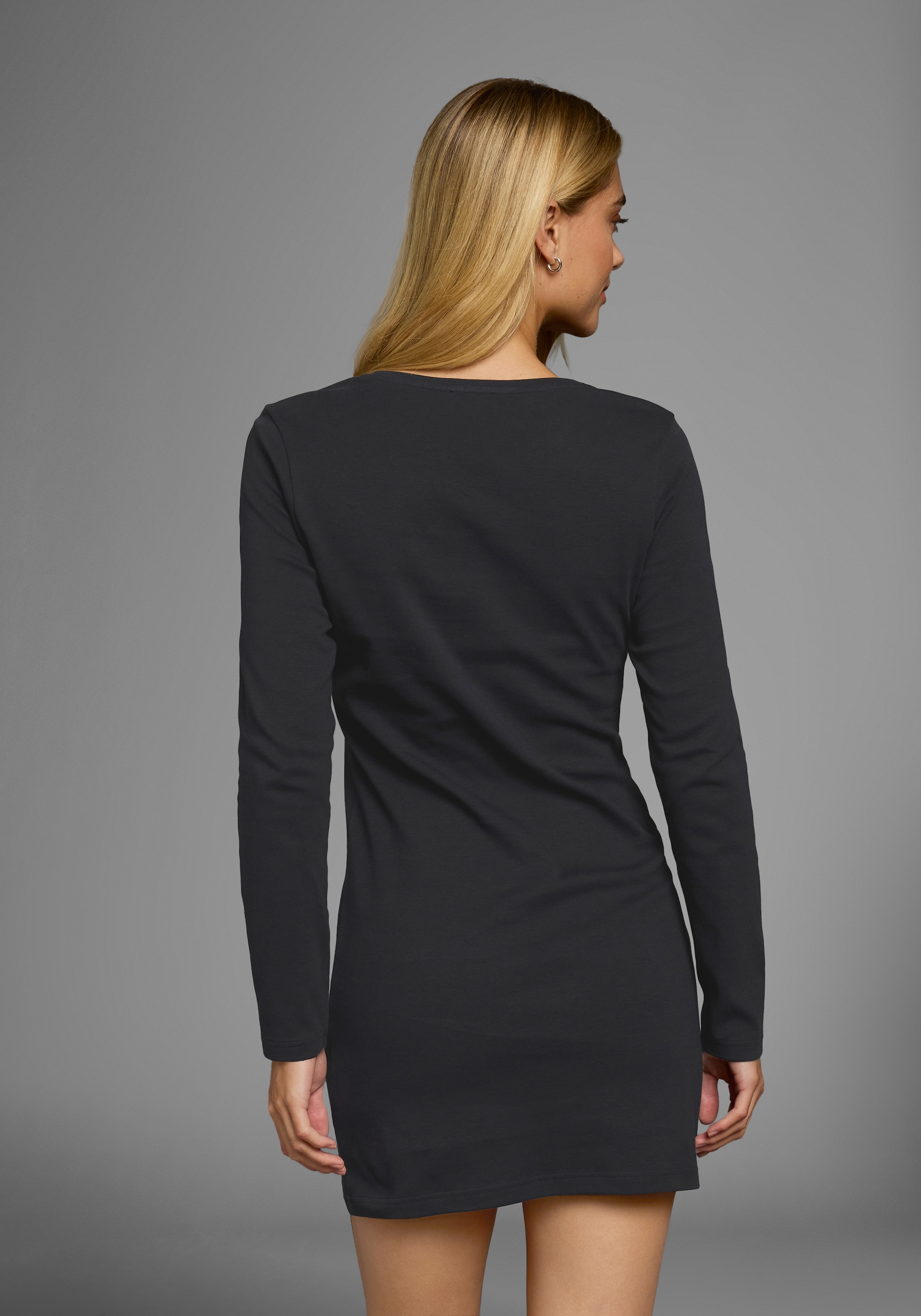 Flashlights Jerseykleid Packung, 2-er Pack, 2 tlg. figurbetonter Schnitt,  aus Interlock-Stoff,  langärmlig