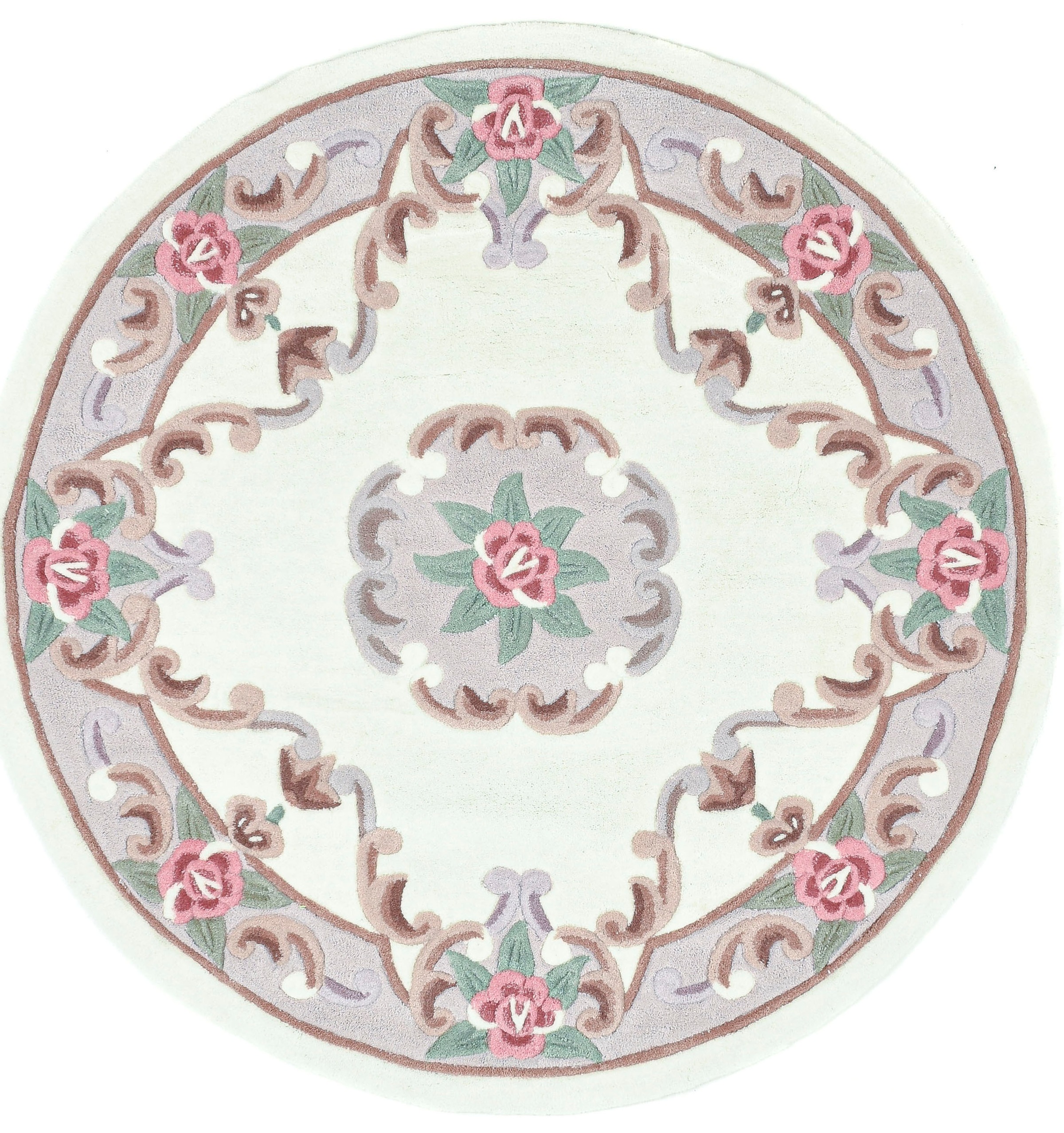 THEKO Teppich »Ming«, rund, 14 mm Höhe, hochwertiges Acrylgarn, ideal im Wo günstig online kaufen