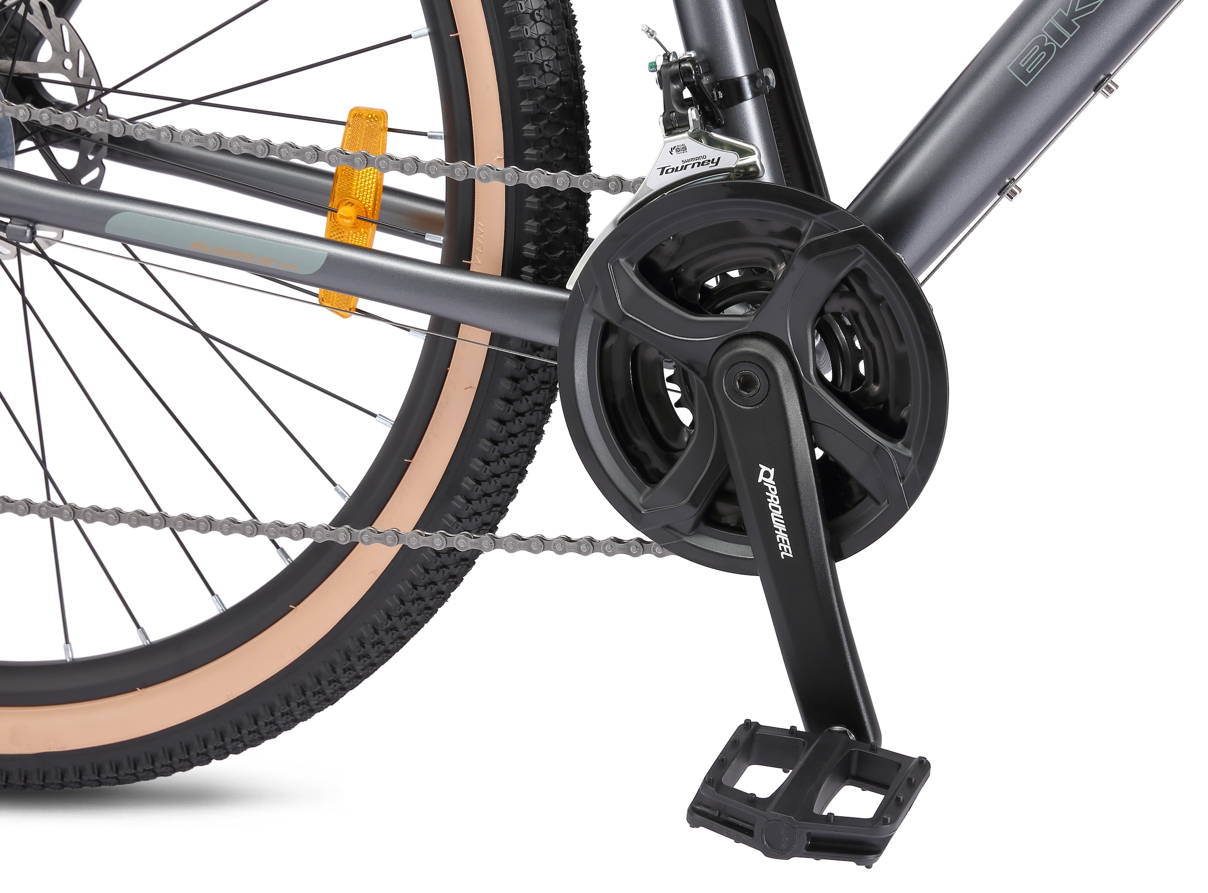 Bikestar Mountainbike 21 Gang Shimano RD-TY300 Schaltwerk Kettenschaltung für Damen und Herren, Kettenschaltung