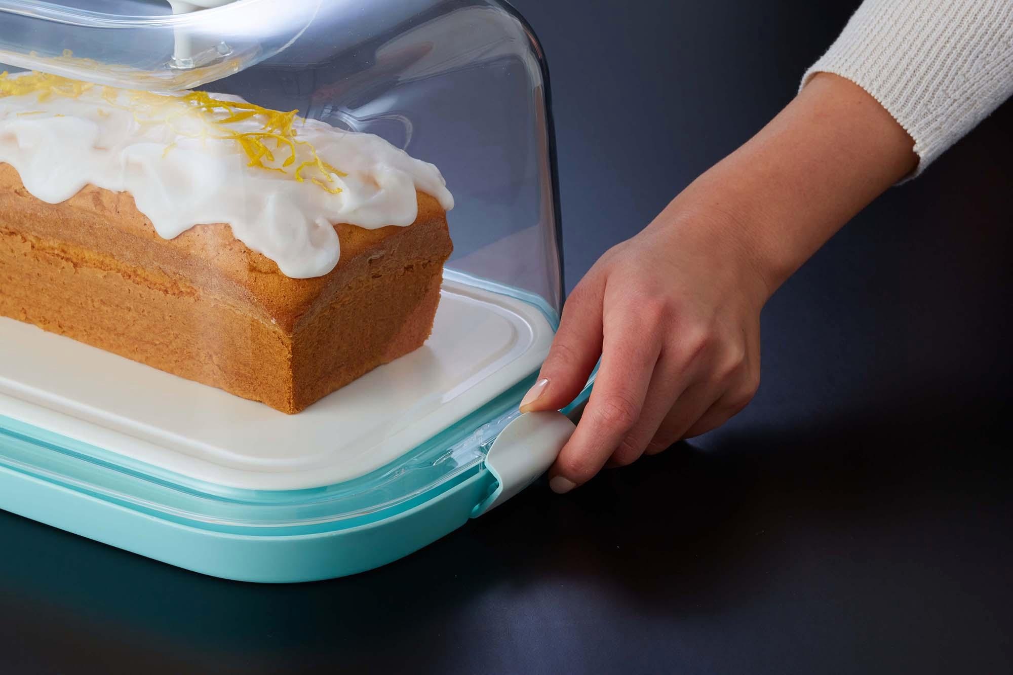 keeeper Kuchentransportbox »gino«, (1 tlg.), Kastenkuchenbehälter mit Servierplatte