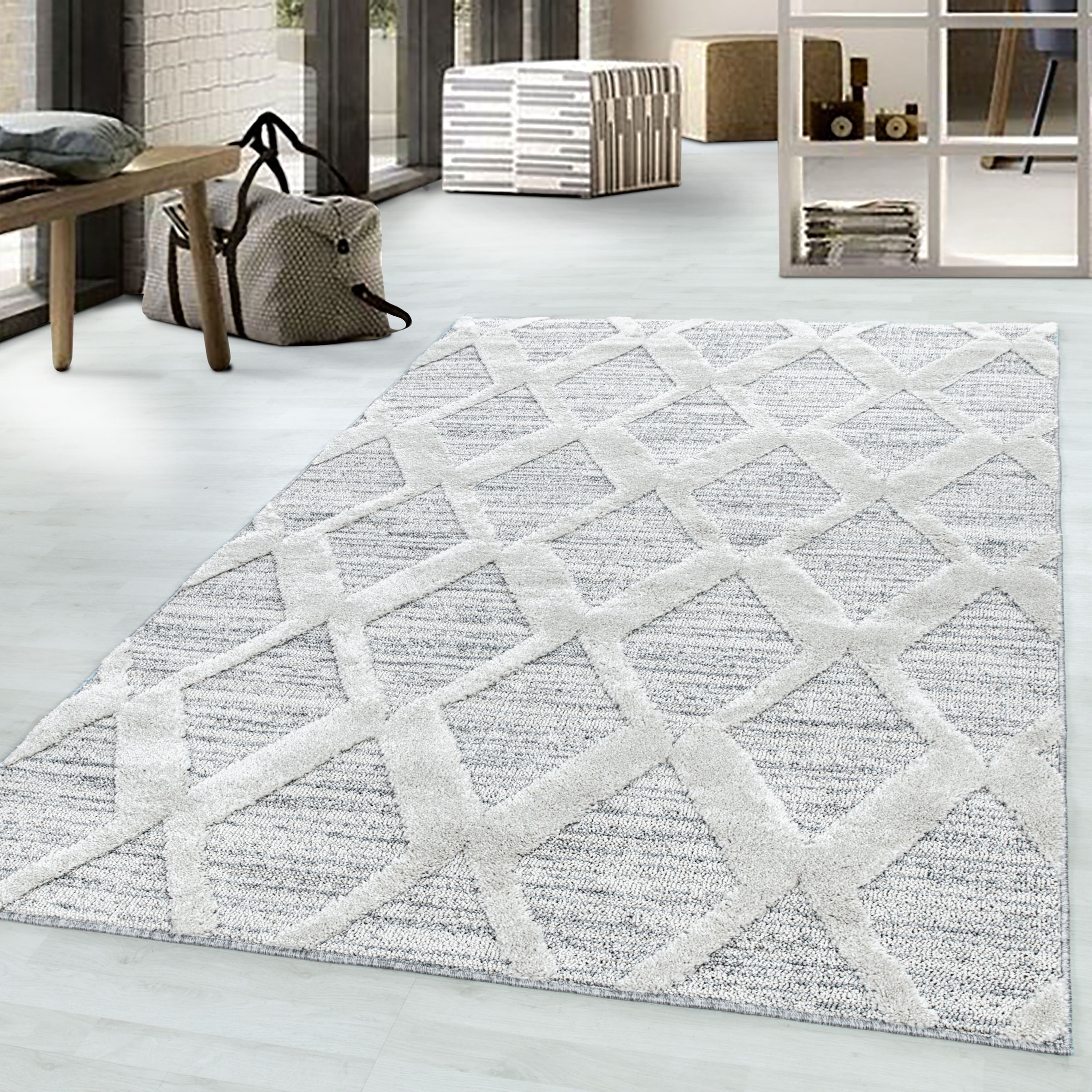 Ayyildiz Teppiche Teppich »PISA 4703«, rechteckig, 20 mm Höhe, Läufer, rund günstig online kaufen