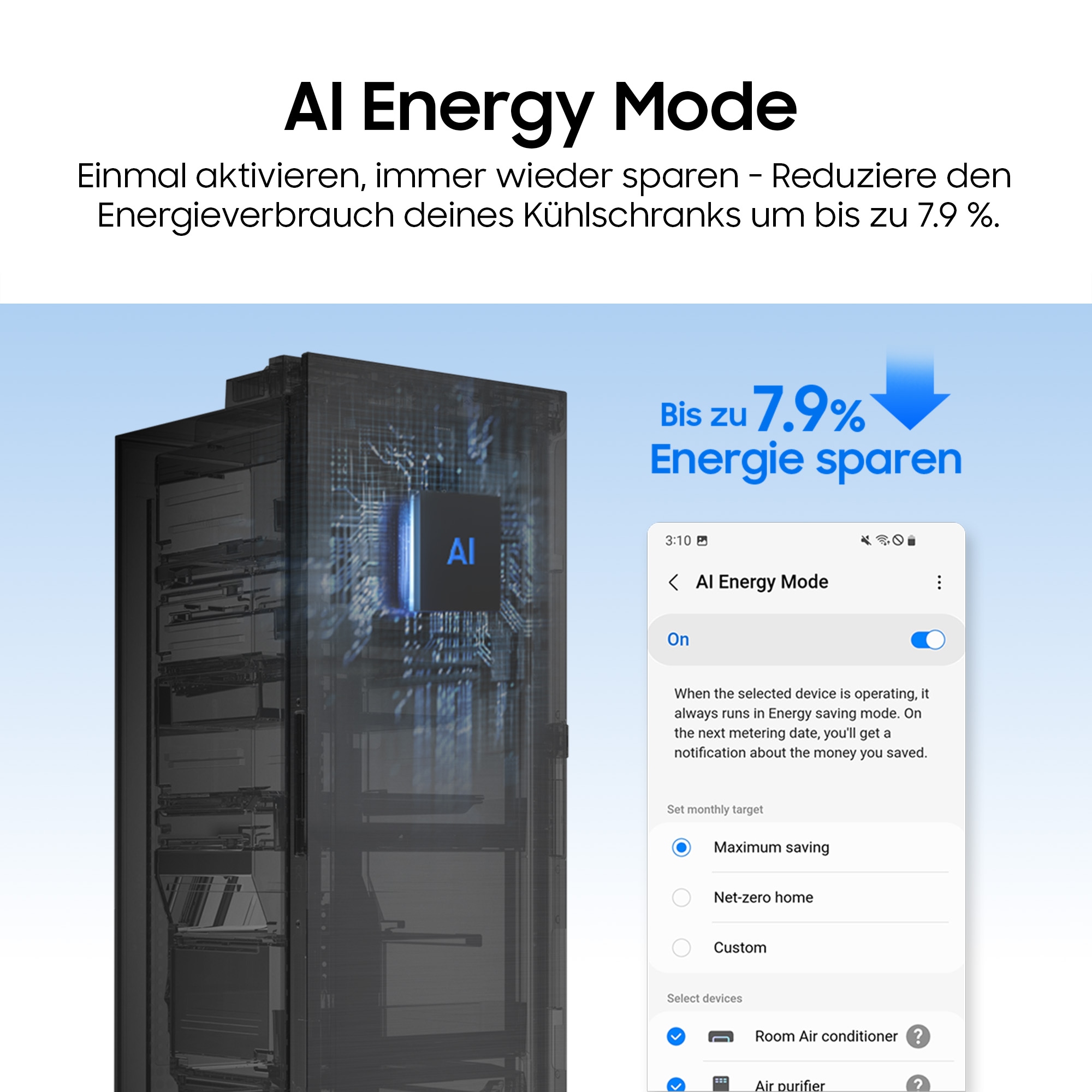 Samsung Gefrierschrank NoFrost »RZ80H32HDTEF« 185,8 cm hoch 59,5 cm breit No Frost - nie wieder abtauen