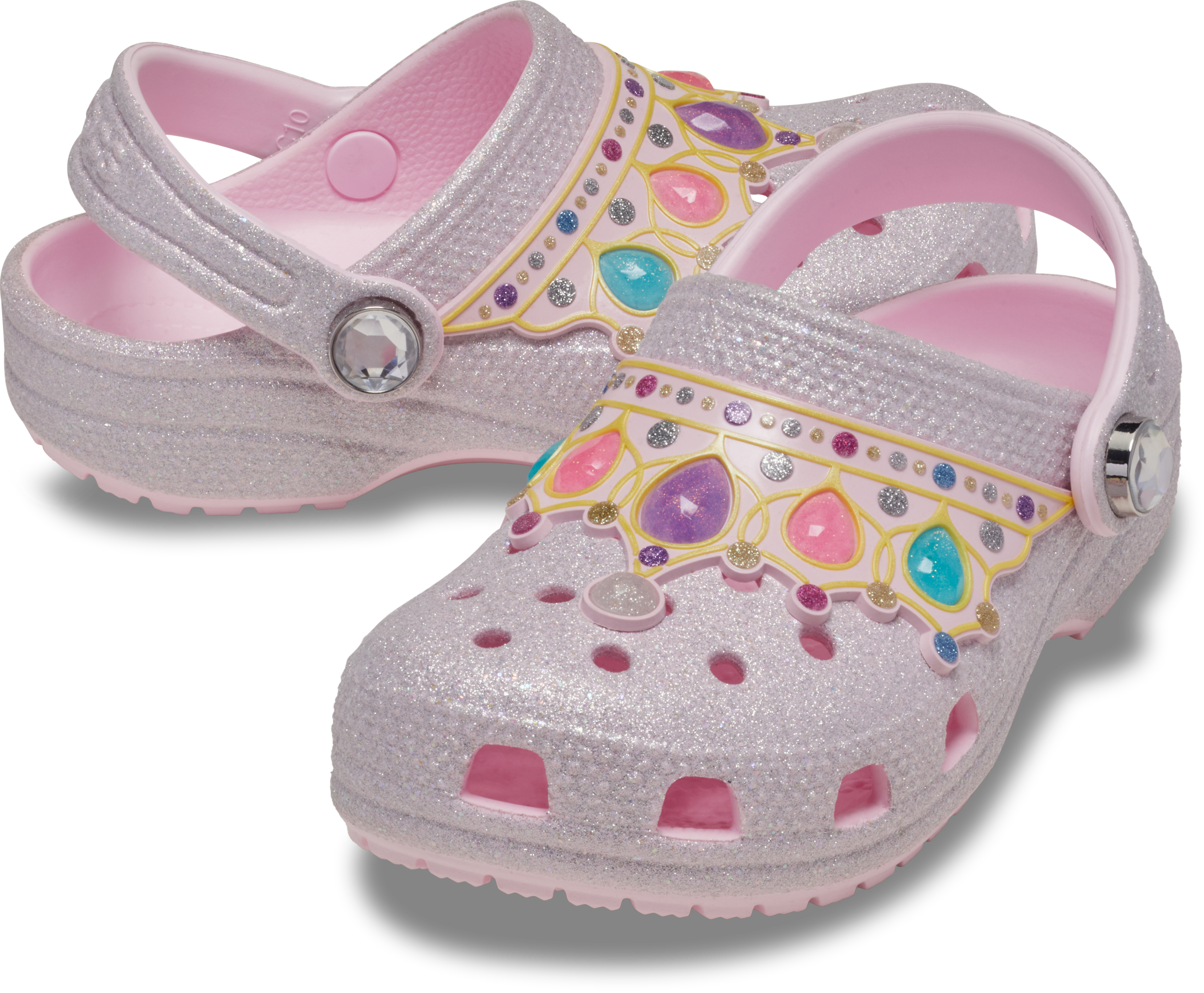 Crocs Clog »Classic IAM Princess Clog«  Schlupfschuh, Hausschuh mit schwenkbarem Fersenriemen, Luftöffnungen