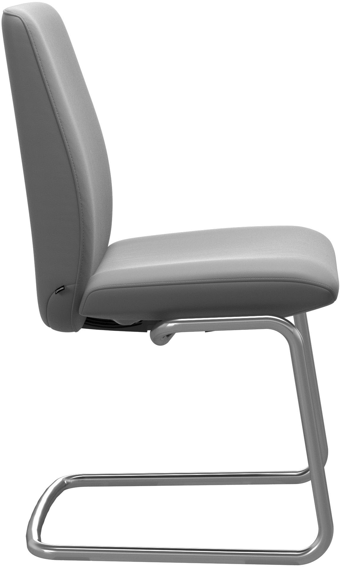 Stressless® Polsterstuhl »Laurel«, Leder BATICK, Low Back, Größe L, mit Beinen aus Stahl in Schwarz matt