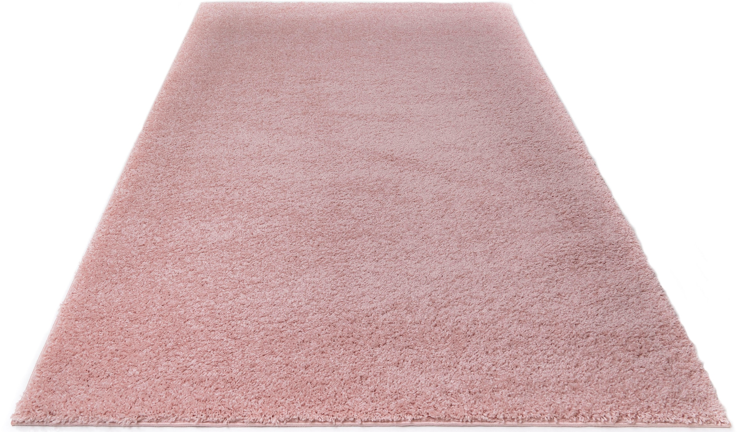 Bild von Bruno Banani Hochflor-Teppich »Shaggy Soft«, rechteckig, gewebt, Uni Farben, besonders weich und kuschelig