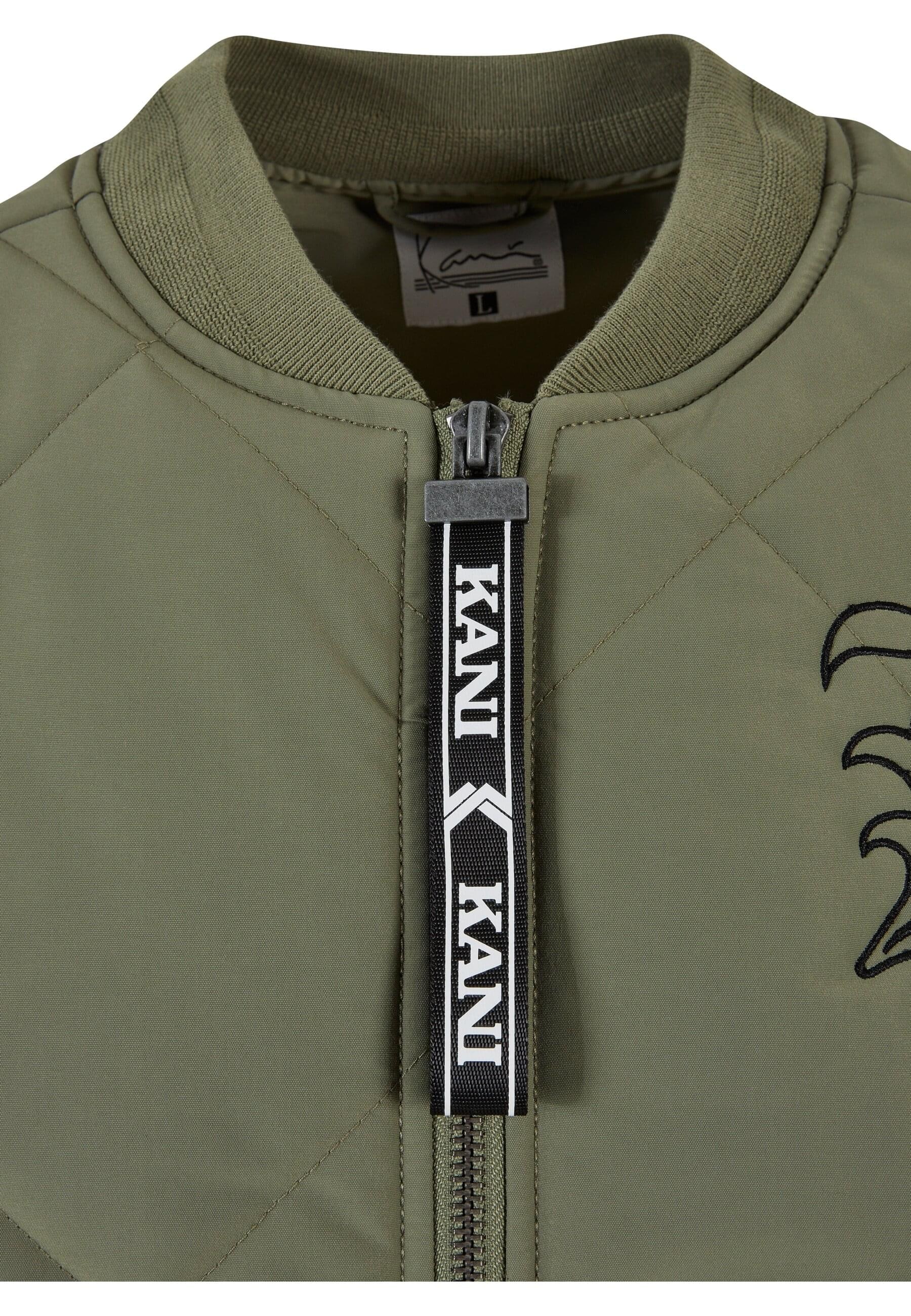 Karl Kani Bomberjacke »Karl Kani Herren KM224-021-1 KK OG Old English Quilted Bomber« 1 Stk. tlg. ohne Kapuze