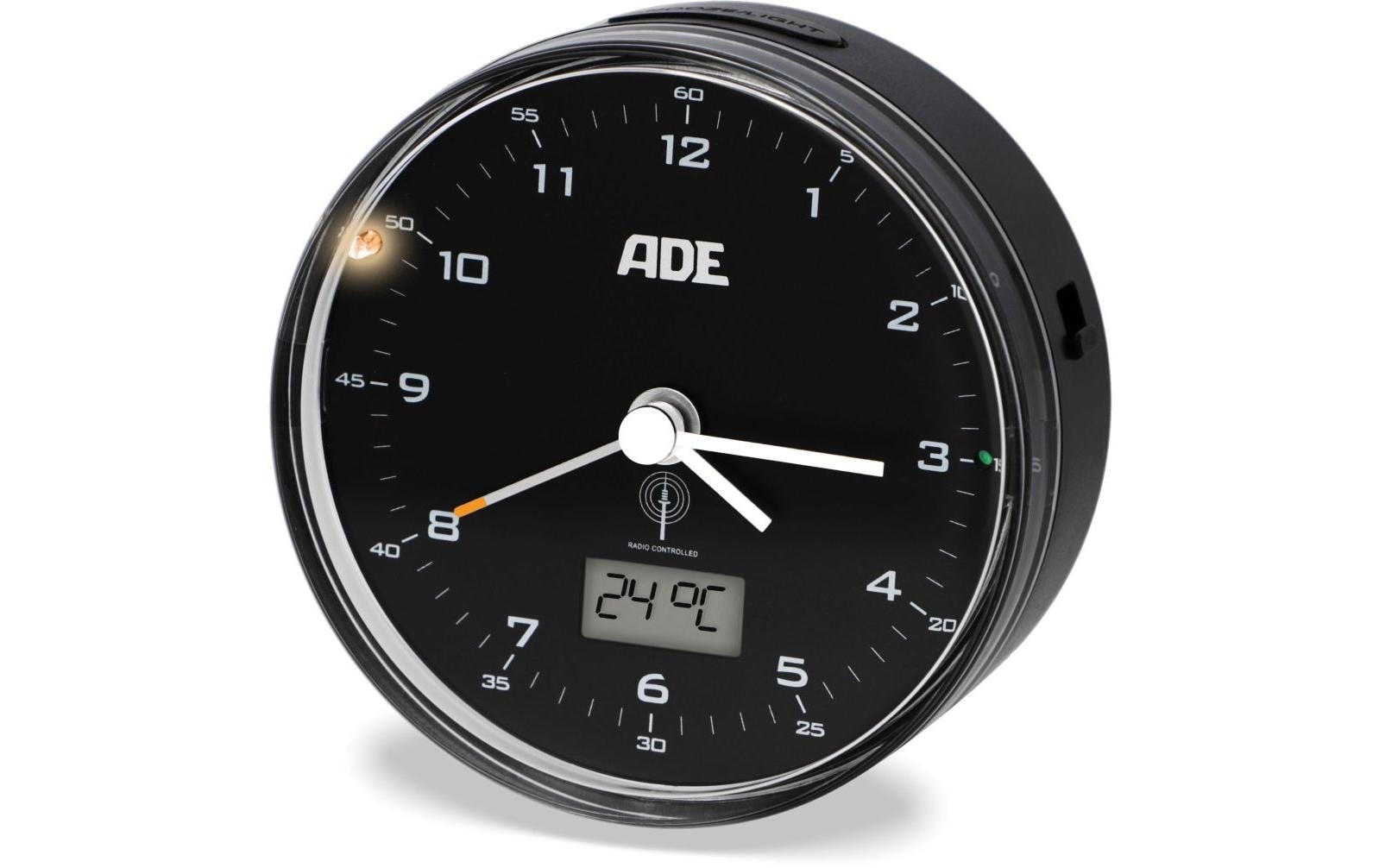 ADE Funkwecker »45299 x 4 cm Schwarz«