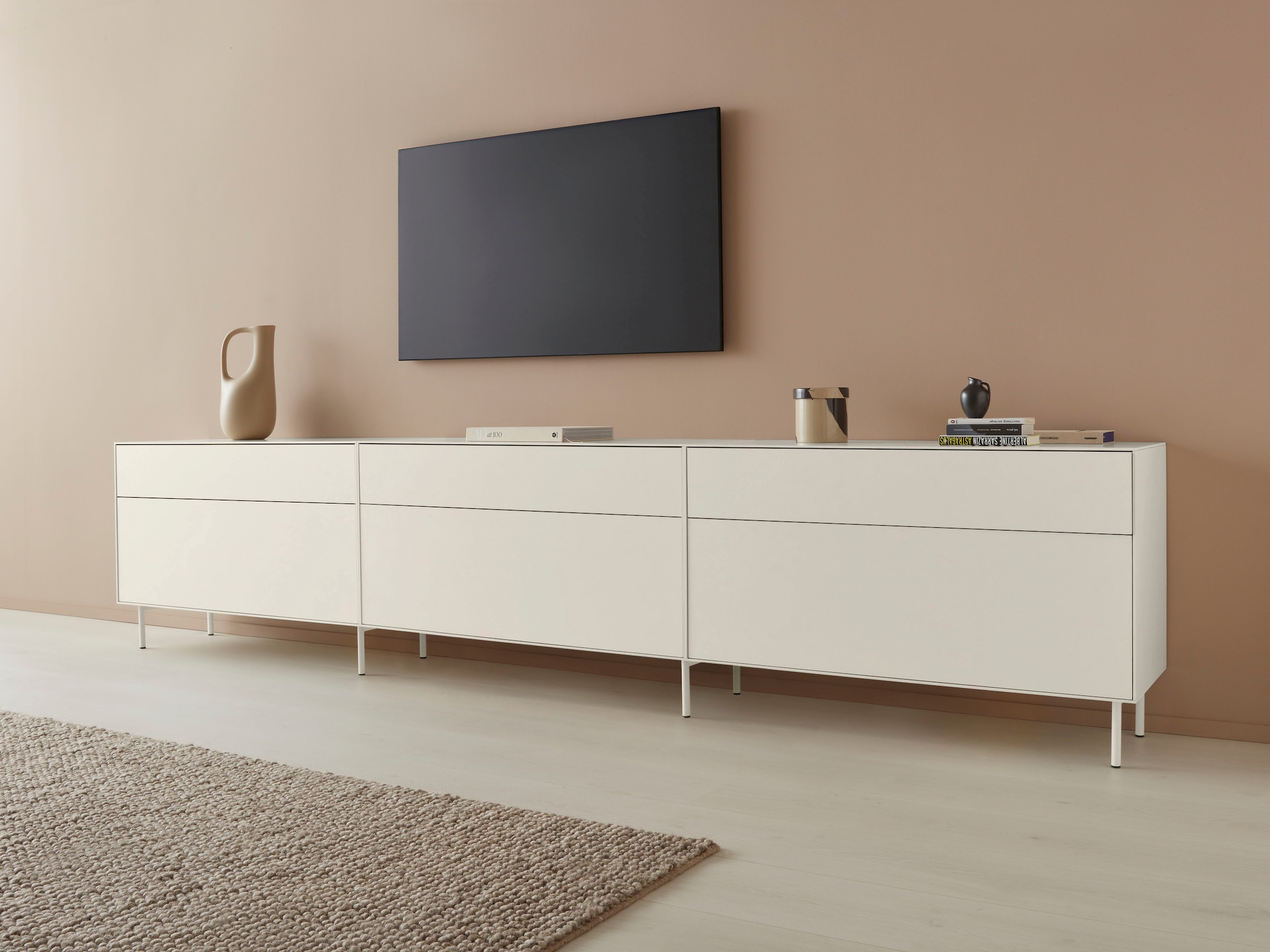 LeGer Home by Lena Gercke Lowboard »Essentials«, (3 St.), Breite: 336cm, MD günstig online kaufen