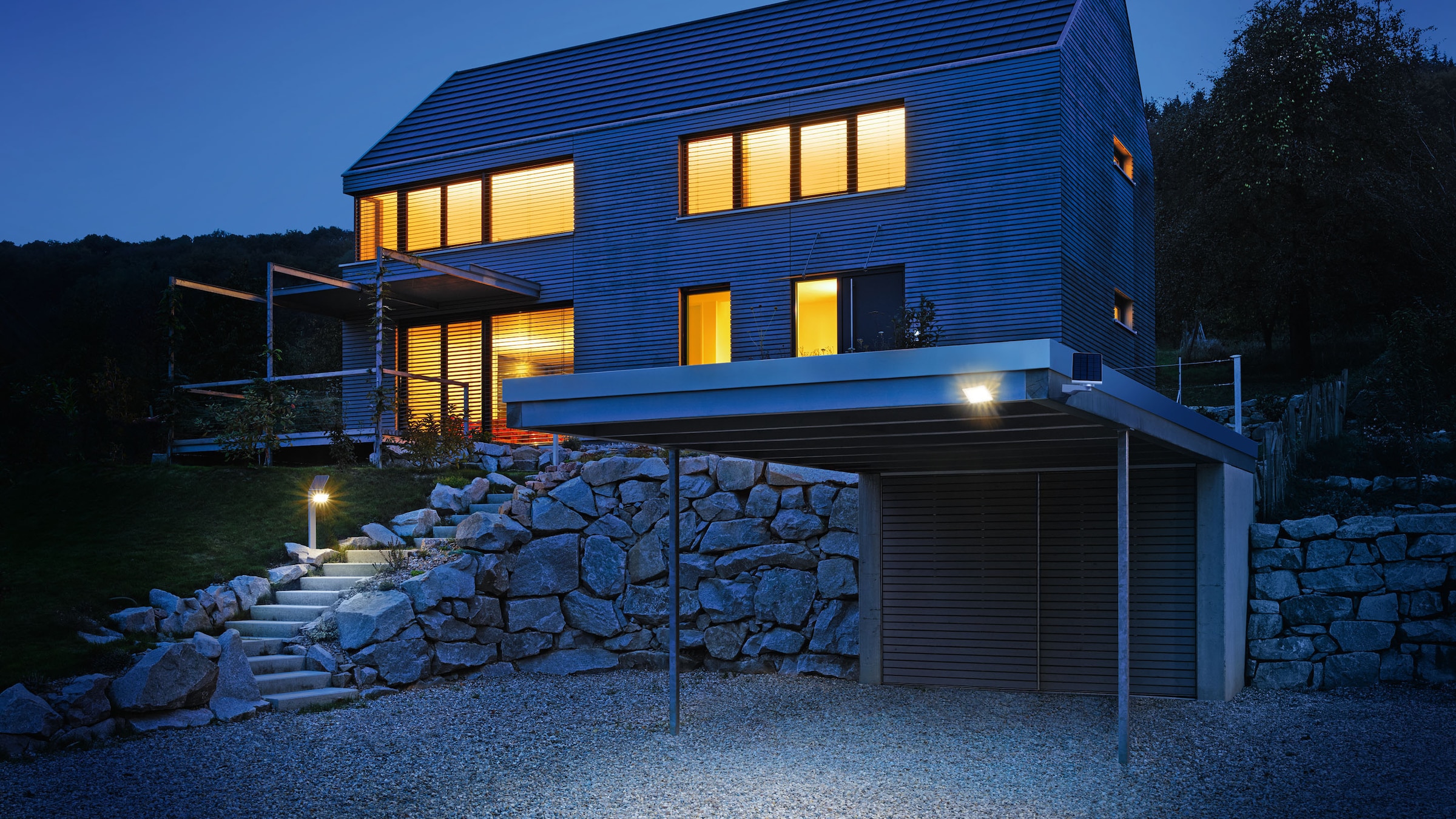 steinel LED Außen-Wandleuchte »XSOLAR«, Leuchtmittel LED-Board | LED fest integriert