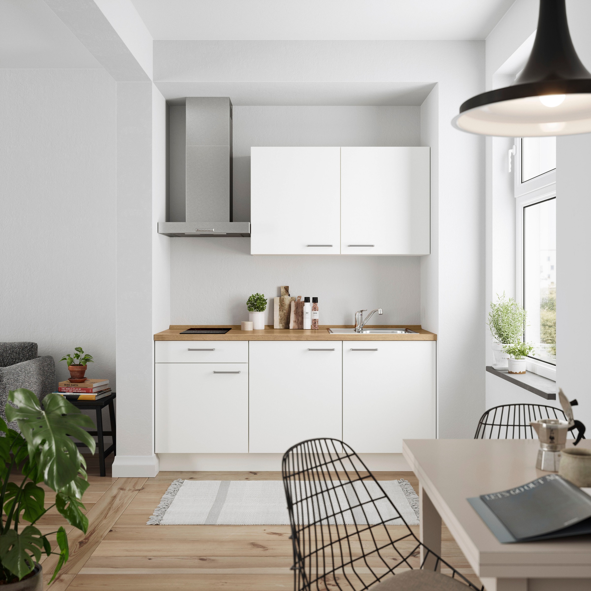 nobilia® Küchenzeile »"Touch I"« vormontiert, Ausrichtung wählbar, Breite 1 günstig online kaufen