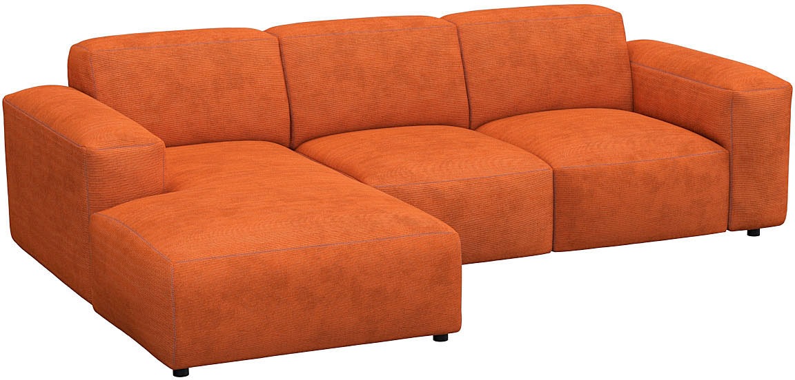 FLEXLUX Ecksofa »Lucera Chaislongue rechts oder links, L-Form, bequem«, mod günstig online kaufen