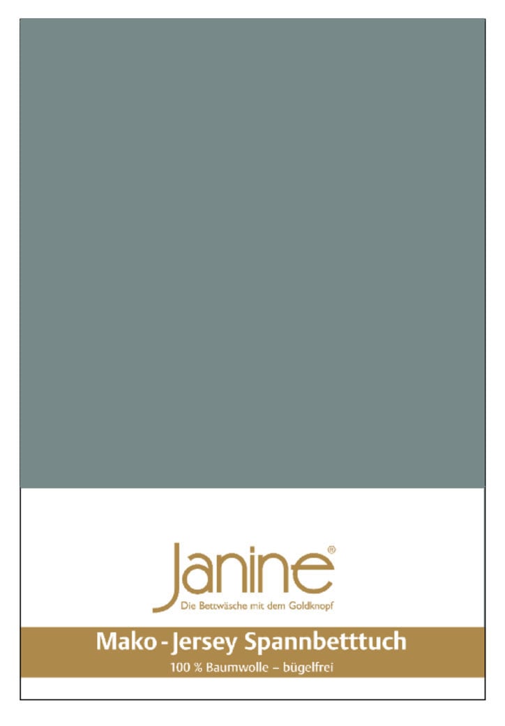 Janine Spannbettlaken "MAKO-FEINJERSEY 5007" aus 100% Baumwolle, für Matrat günstig online kaufen