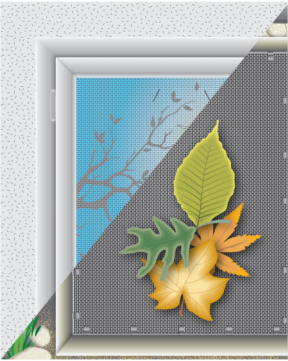 Windhager Fliegengitter-Gewebe »aus hochwertigem Fiberglas, Insektenschutz-Rolle für Fenster und Türen« Ersatzrolle, Mückenschutz 1,4 x 1,13 mm, anthrazit