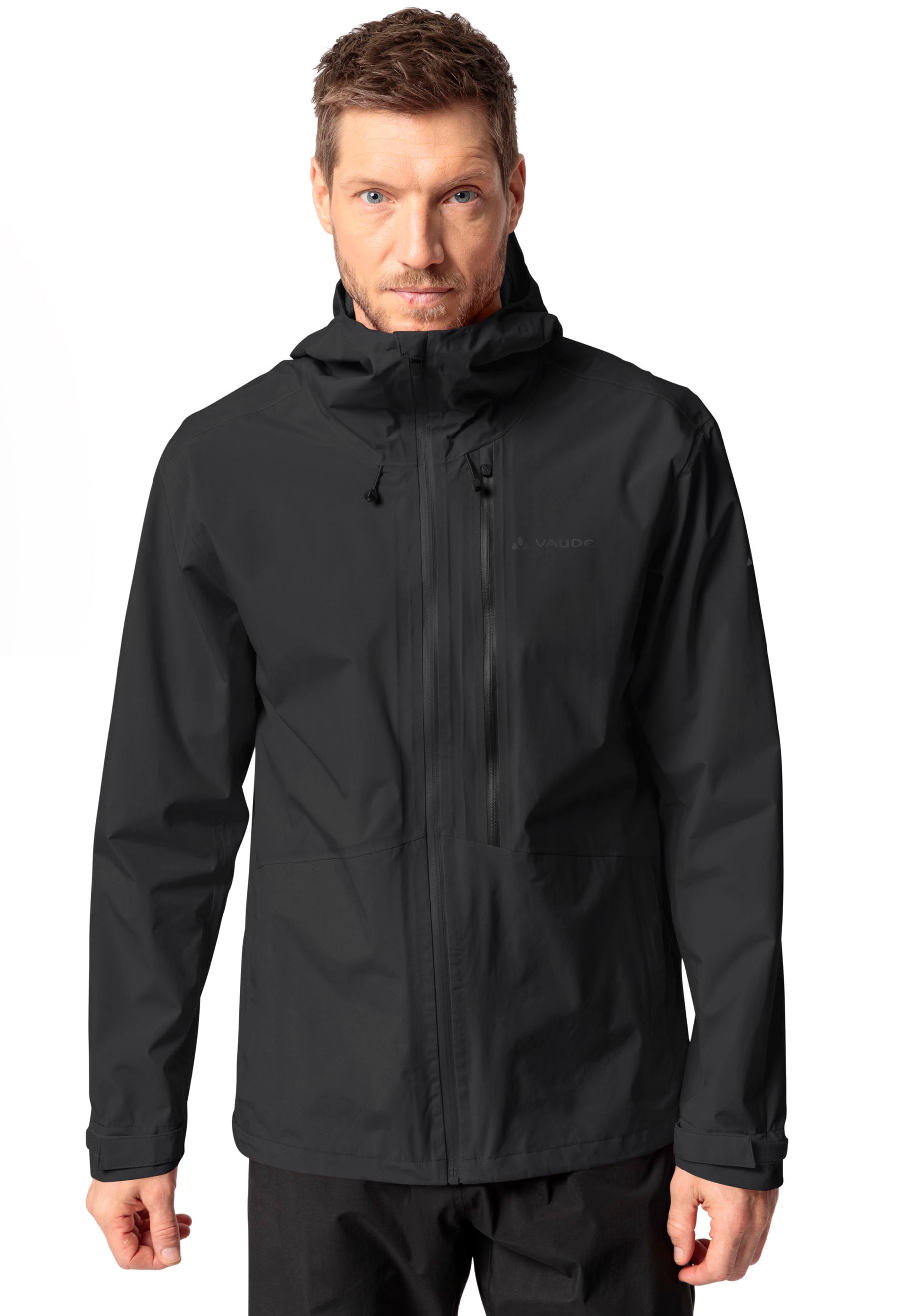 Regenjacke „MEN’S COMYOU RAIN JACKET“, mit Kapuze, Gr. XXXL, black