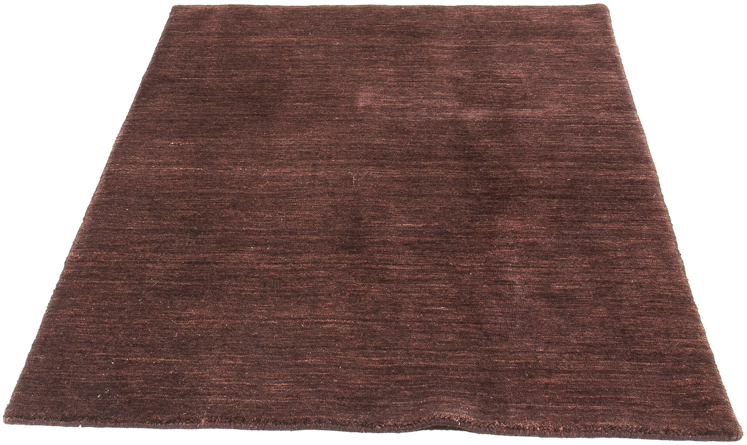 morgenland Wollteppich »Gabbeh - Loribaft Softy - 152 x 103 cm - dunkelbrau günstig online kaufen