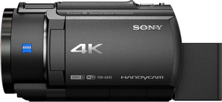 Sony Camcorder »FDR-AX43A«, 4K Ultra HD, NFC-WLAN (Wi-Fi), 30 fachx opt. Zoom