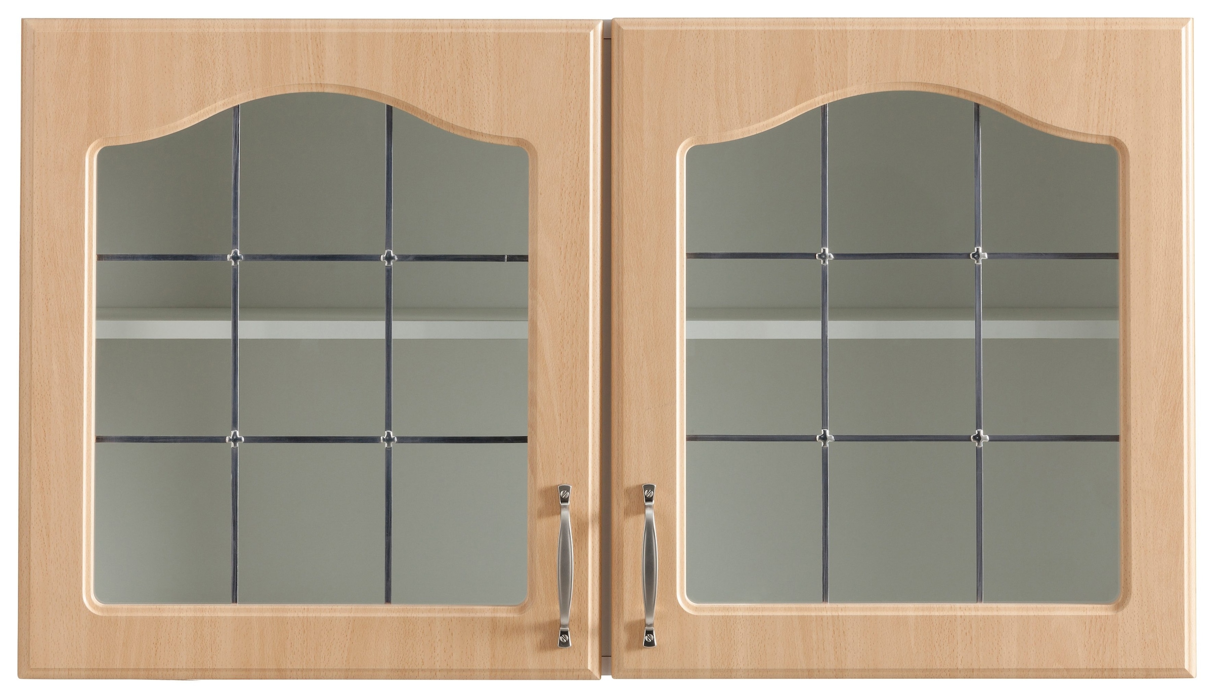 wiho Küchen Glashängeschrank »Linz«, 100 cm breit, mit 2 Glastüren auf  Rechnung kaufen