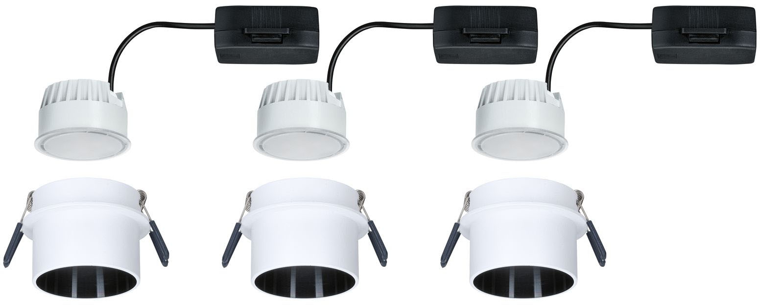 Paulmann LED Bad-Einbauleuchte »Gil«, 3er-Set, Schutzart IP44, dimmbar, Ø 6 günstig online kaufen