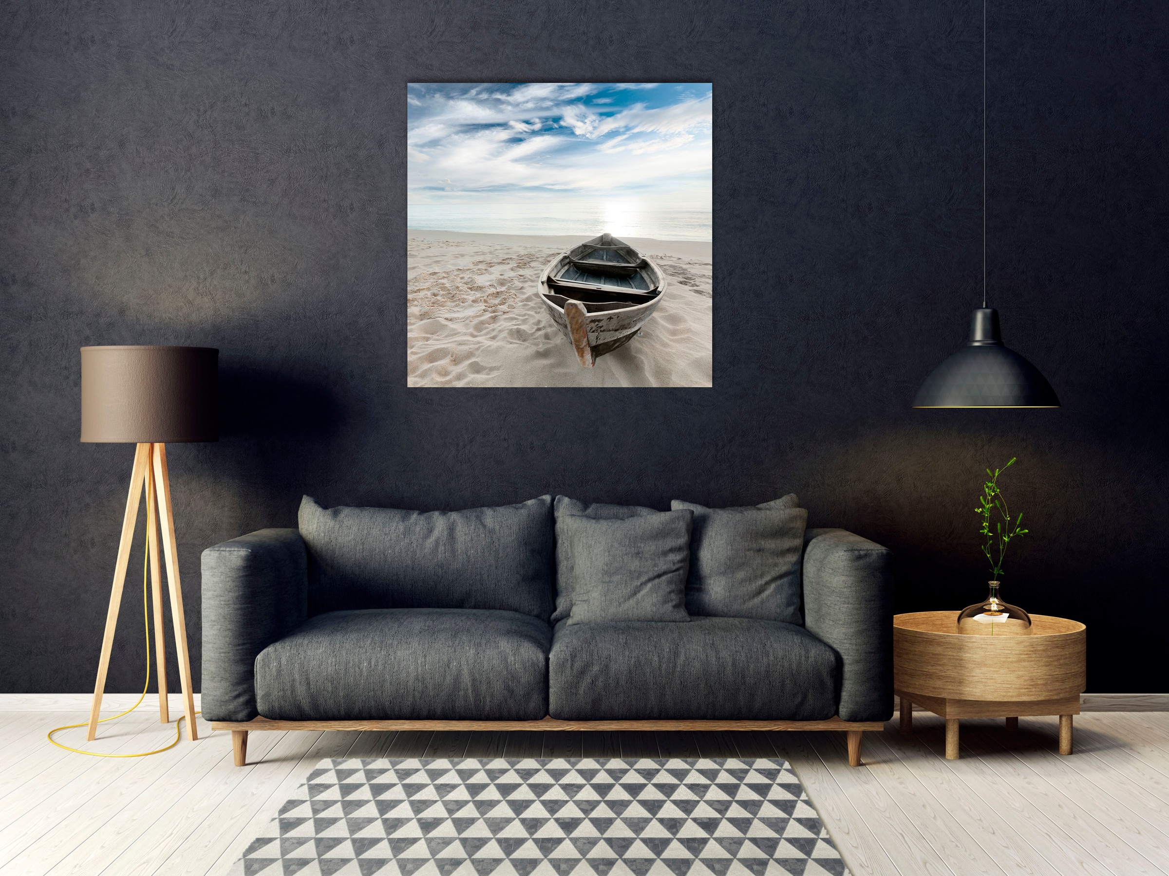 queence Acrylglasbild »Erwin«, Himmel-Meer-Spa-Spa Bilder-Schiffe-Meer Bild günstig online kaufen