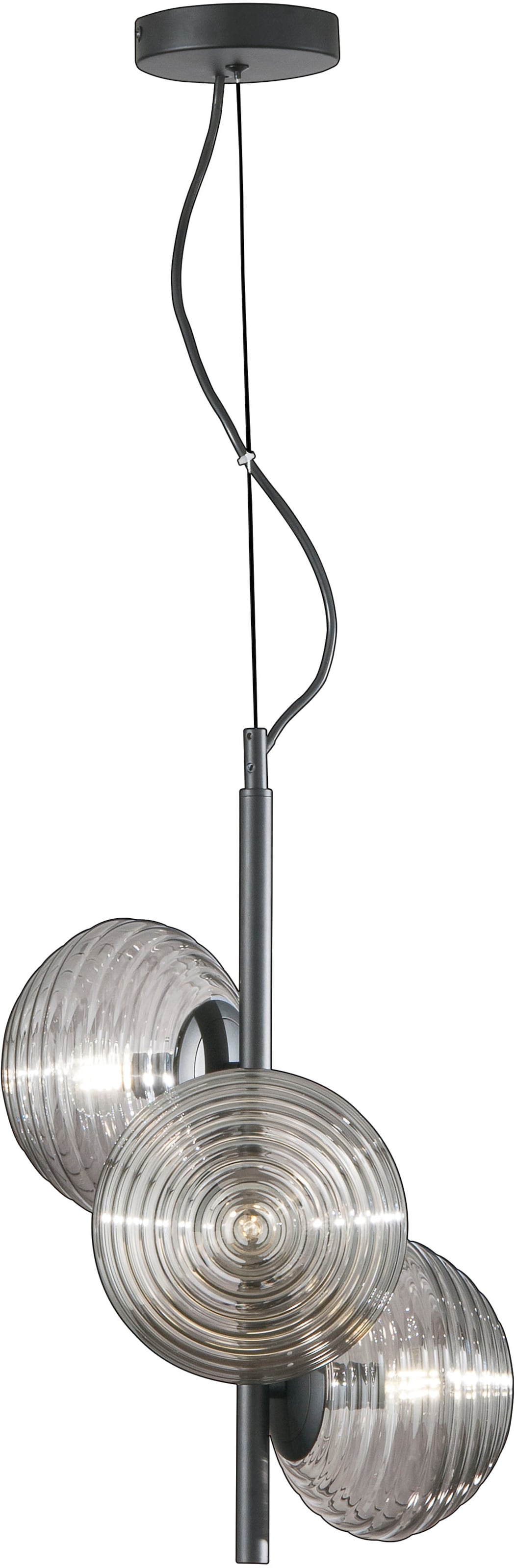 ECO-LIGHT Pendelleuchte »Pendelleuchte RIPPLE«, 3 flammig, Leuchtmittel E27 günstig online kaufen