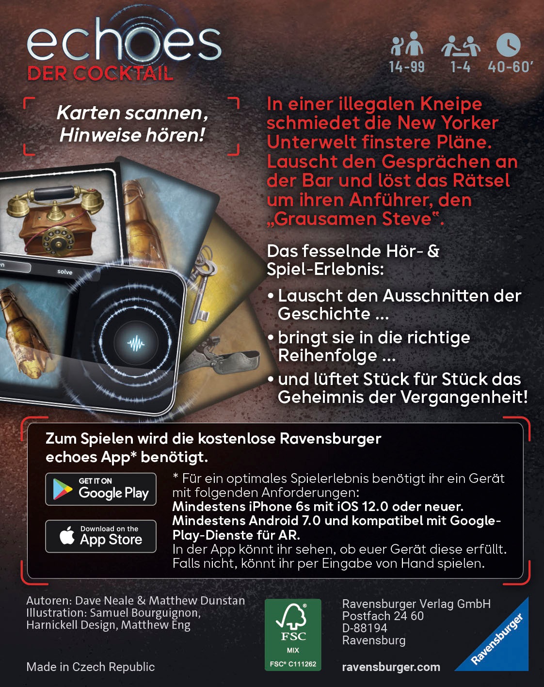 Ravensburger Spiel »echoes - Der Cocktail«, Made in Europe