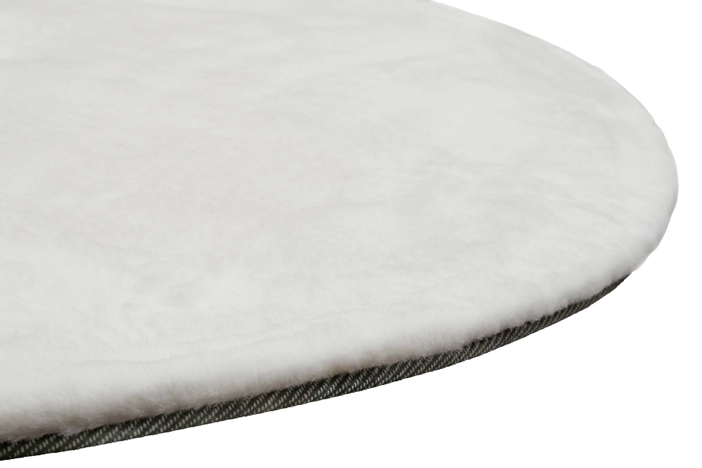 Wecon home Basics Teppich »Anna« rund 25 mm Höhe Hochflorteppich, getuftet, modern, einfarbig, flauschig, Wohnzimmer