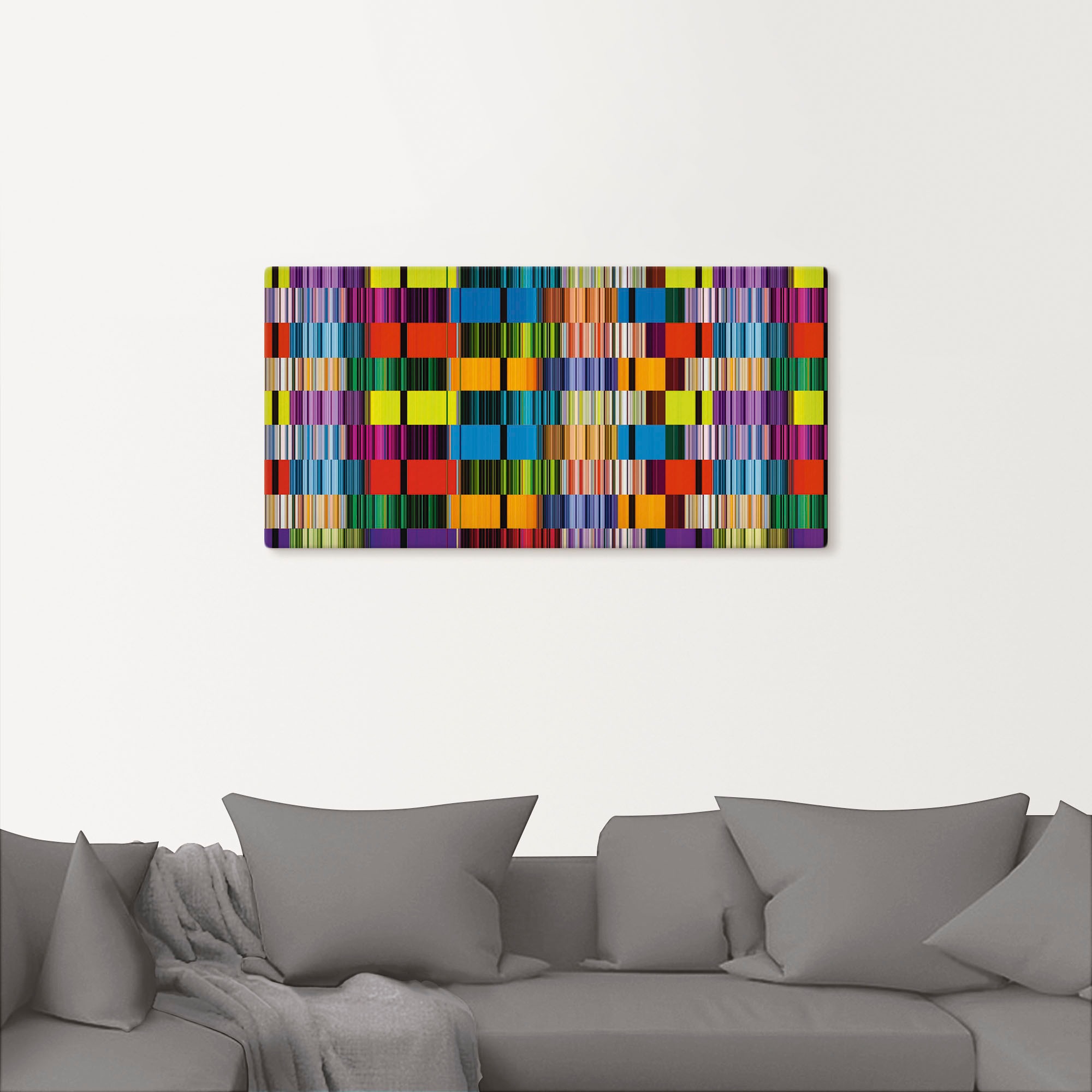 Artland Wandbild »Bunte Streifen«, Muster, (1 St.), als Leinwandbild in verschied. Größen